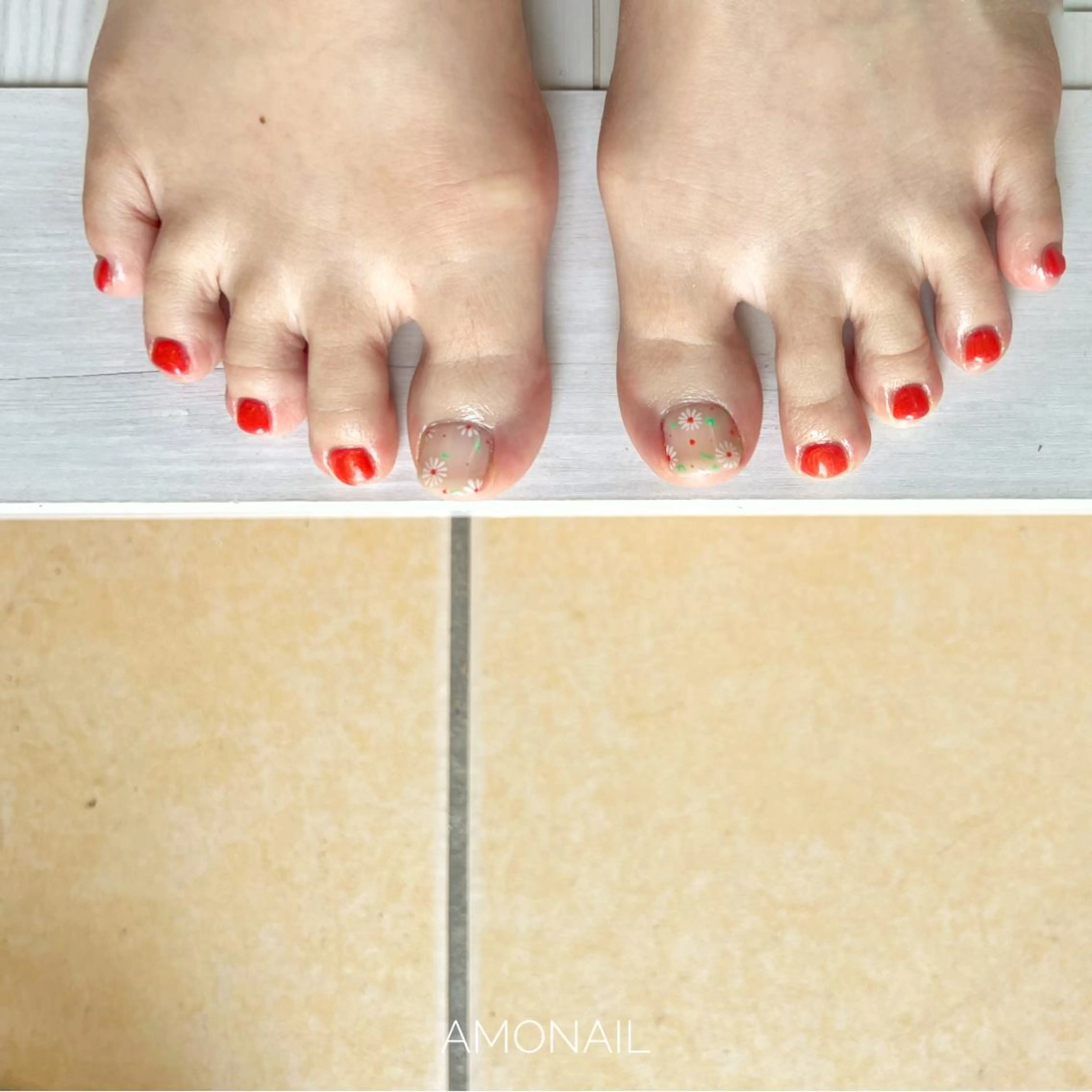 ネイル アートネイル フットネイル ニュアンスネイル ピスタチオネイル 唐笠 祥子のその他イメージ