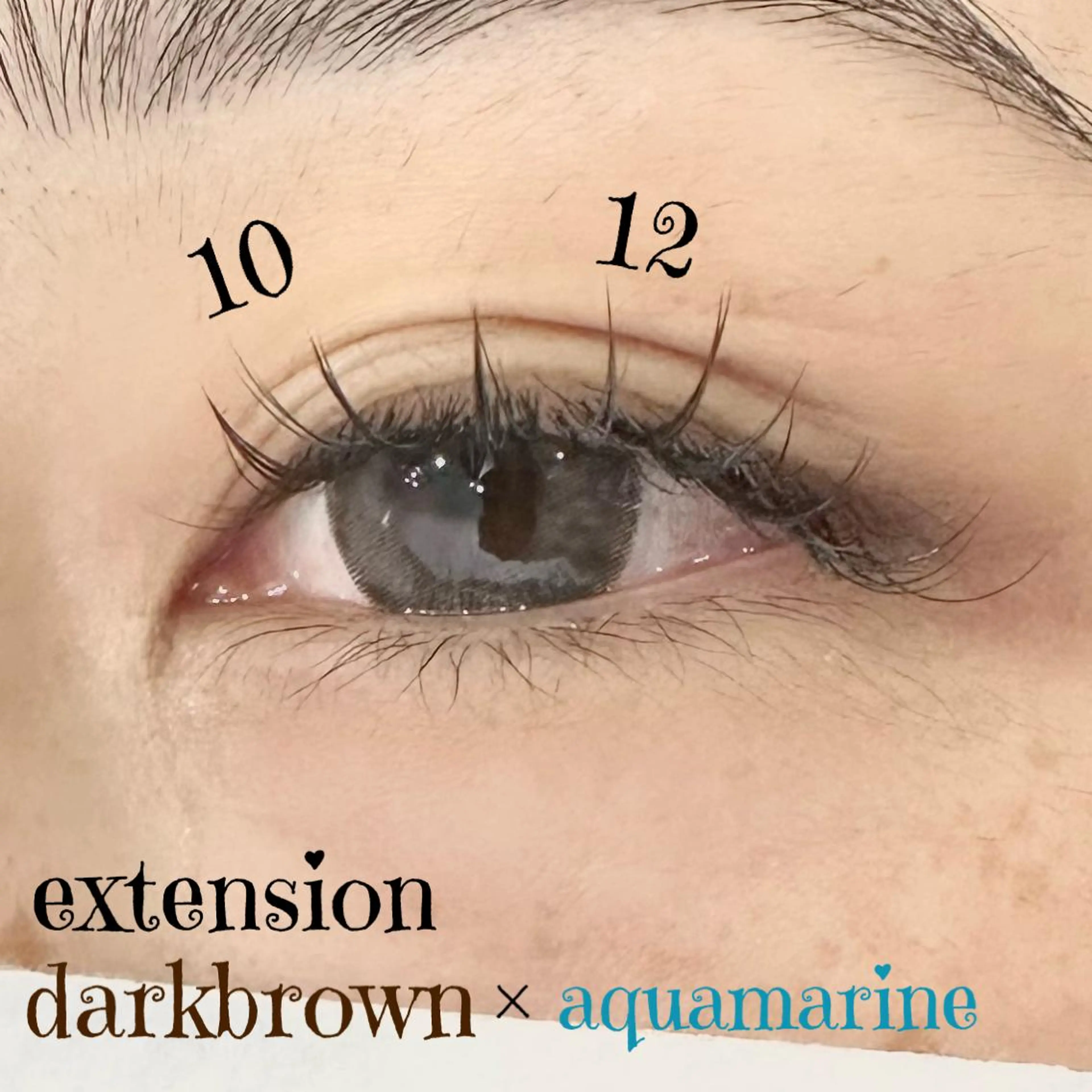 マツエク・マツパ カラーマツエク MYU🩵 Mirajuのマツエク・マツパデザイン