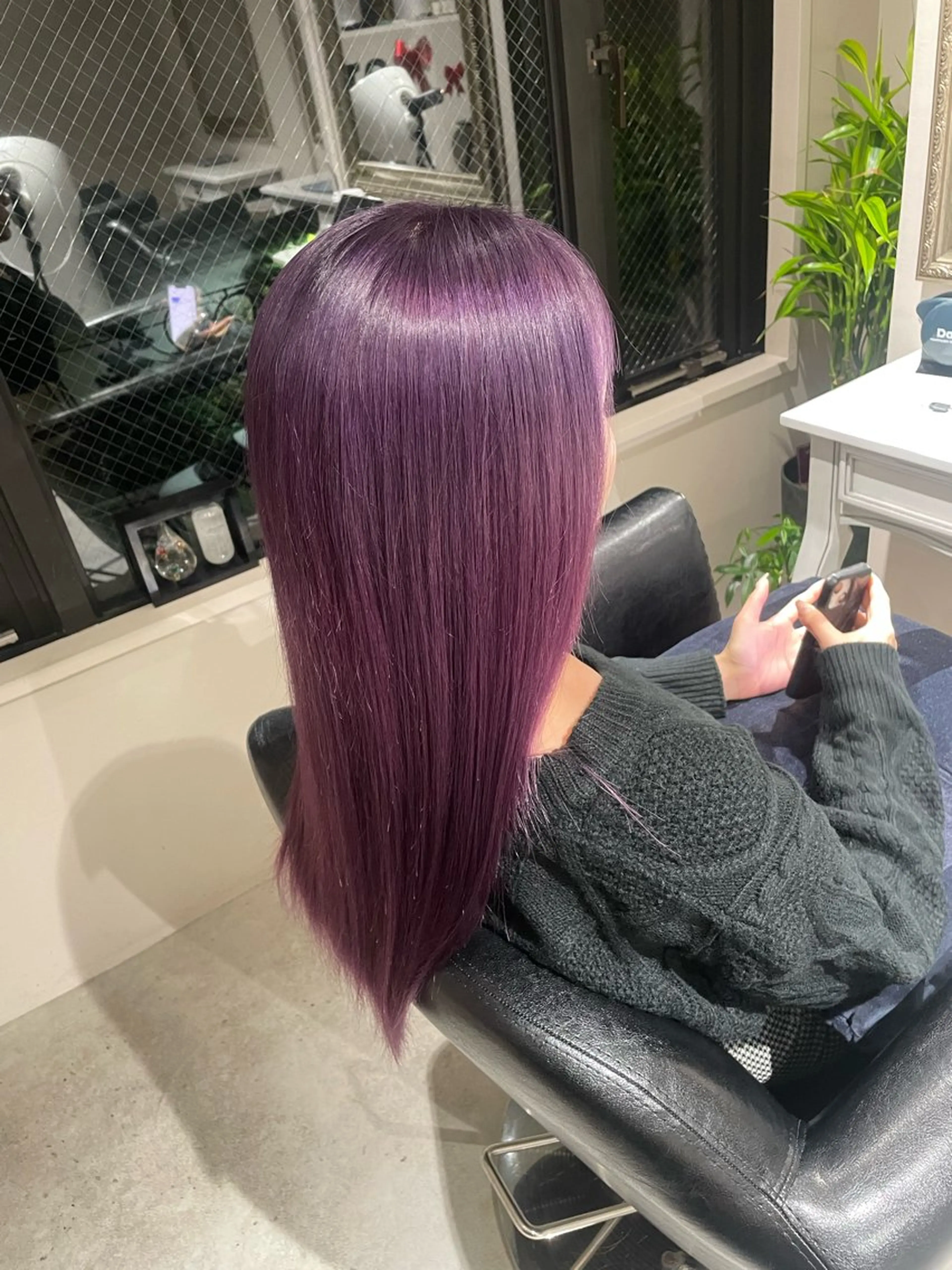 カラー ブリーチ 白髪ぼかし 👒堀江・ヨンスクのヘアスタイル