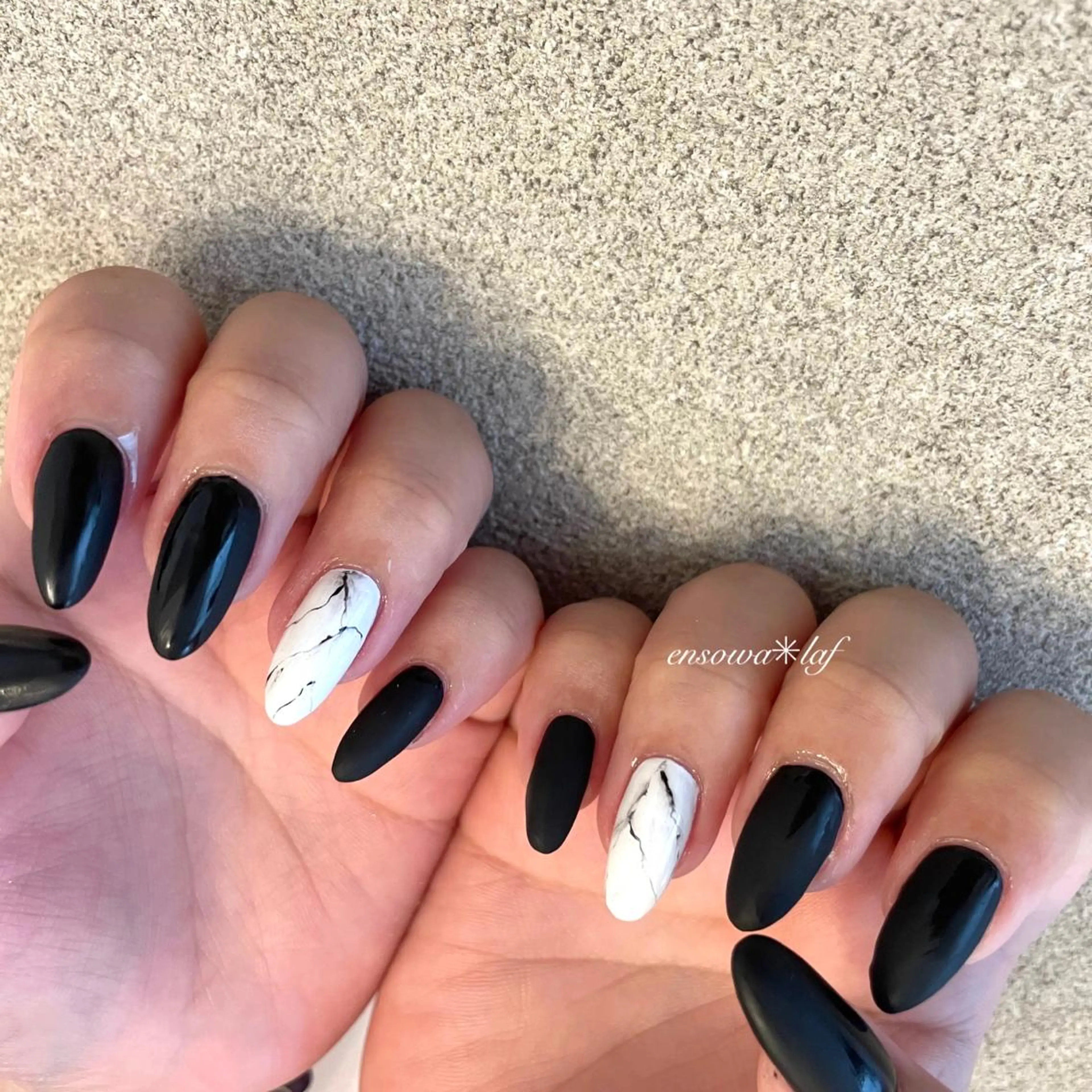 ネイル アートネイル オーロラネイル クリアネイル フレンチネイル ジェルネイル ensowa✱laf NAILのネイルデザイン