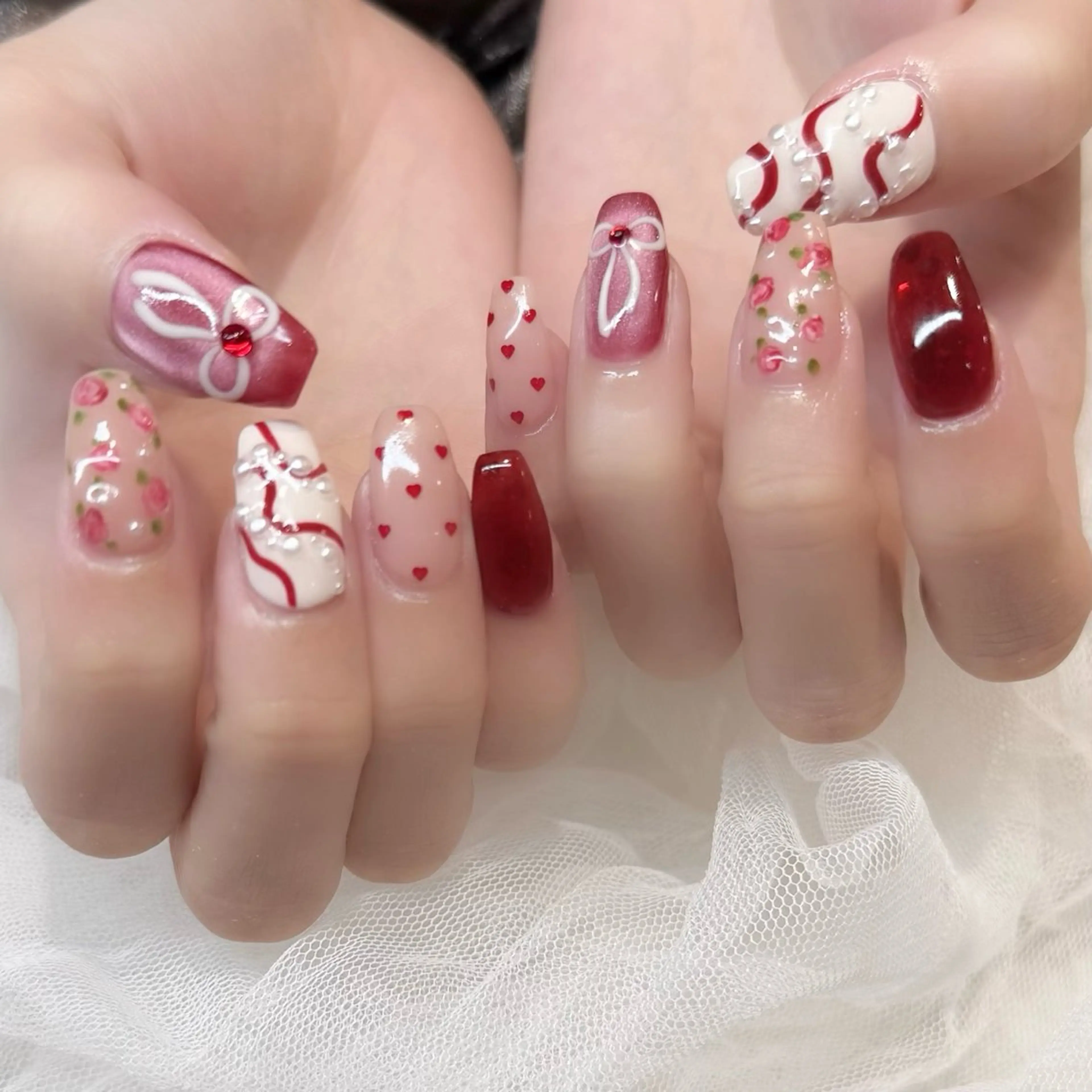 ネイル ハンドネイル 新井 ひなののネイルデザイン