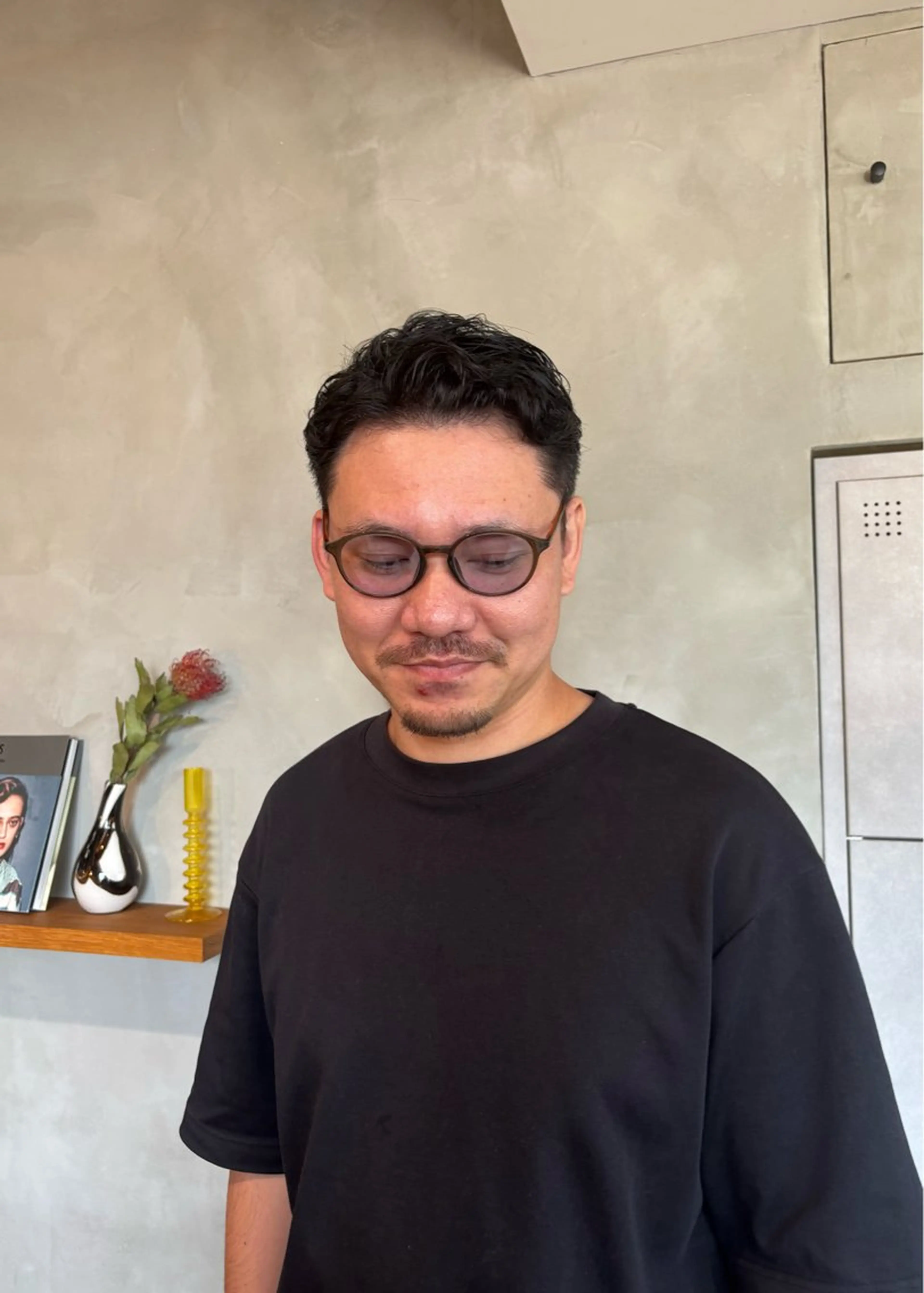 ショート メンズ メンズショート ショートヘア メンズ特化ショート/ センターパート/福田のヘアスタイル