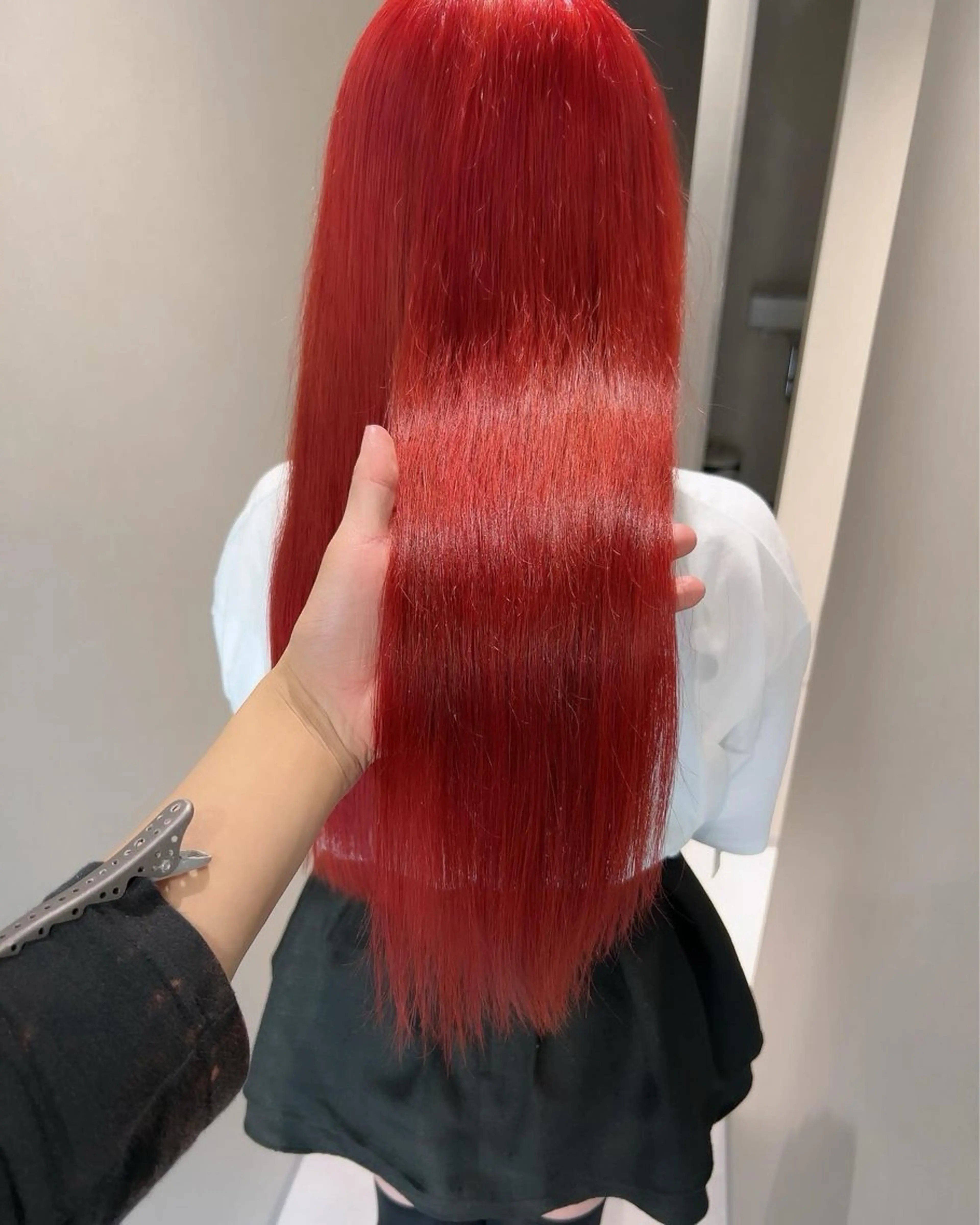 ロング ヘアカラー トリートメント 🌟龍明🌟福岡 ハイトーン🌟のヘアスタイル