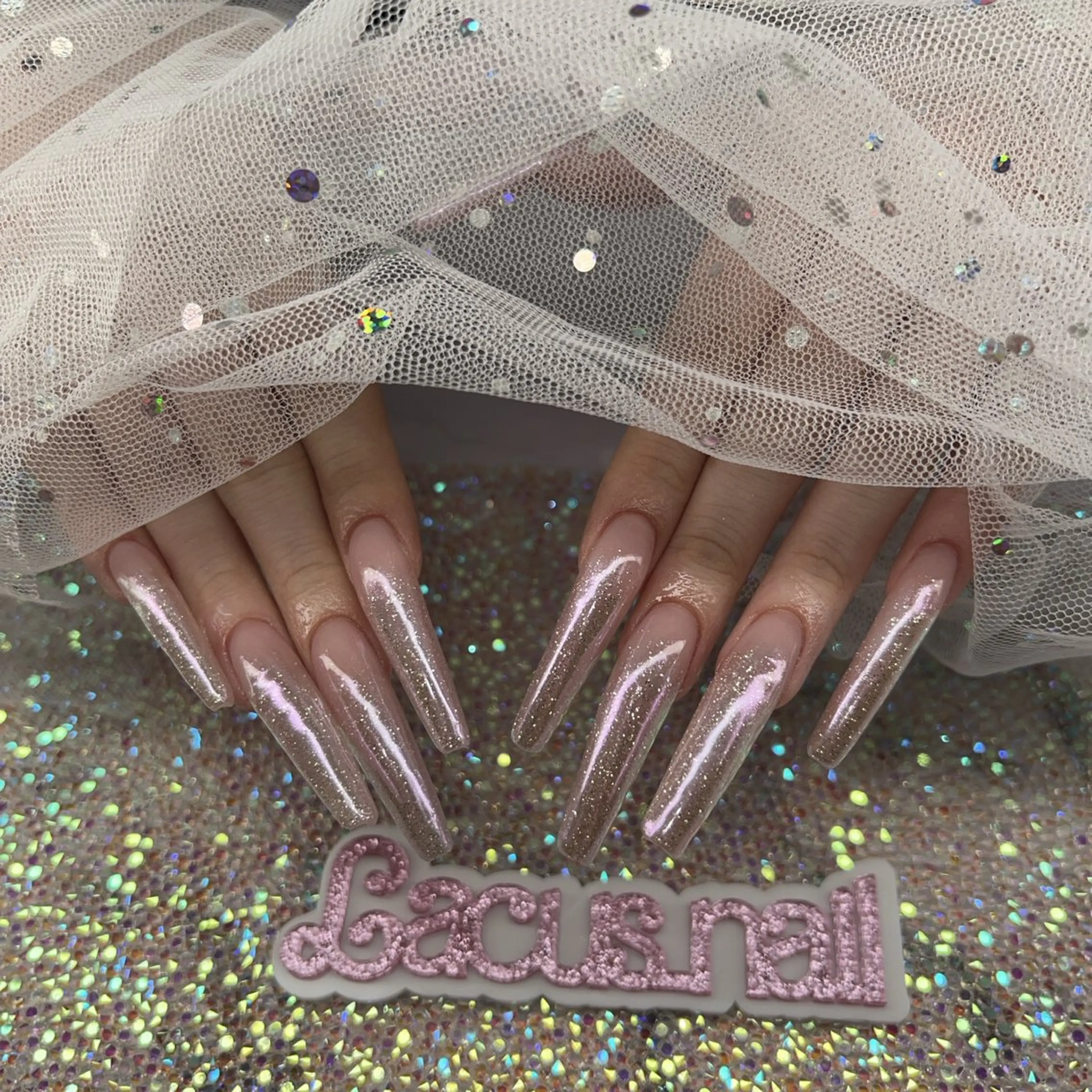 ネイル アートネイル スカルプネイル Nail Salon Lacusのネイルデザイン