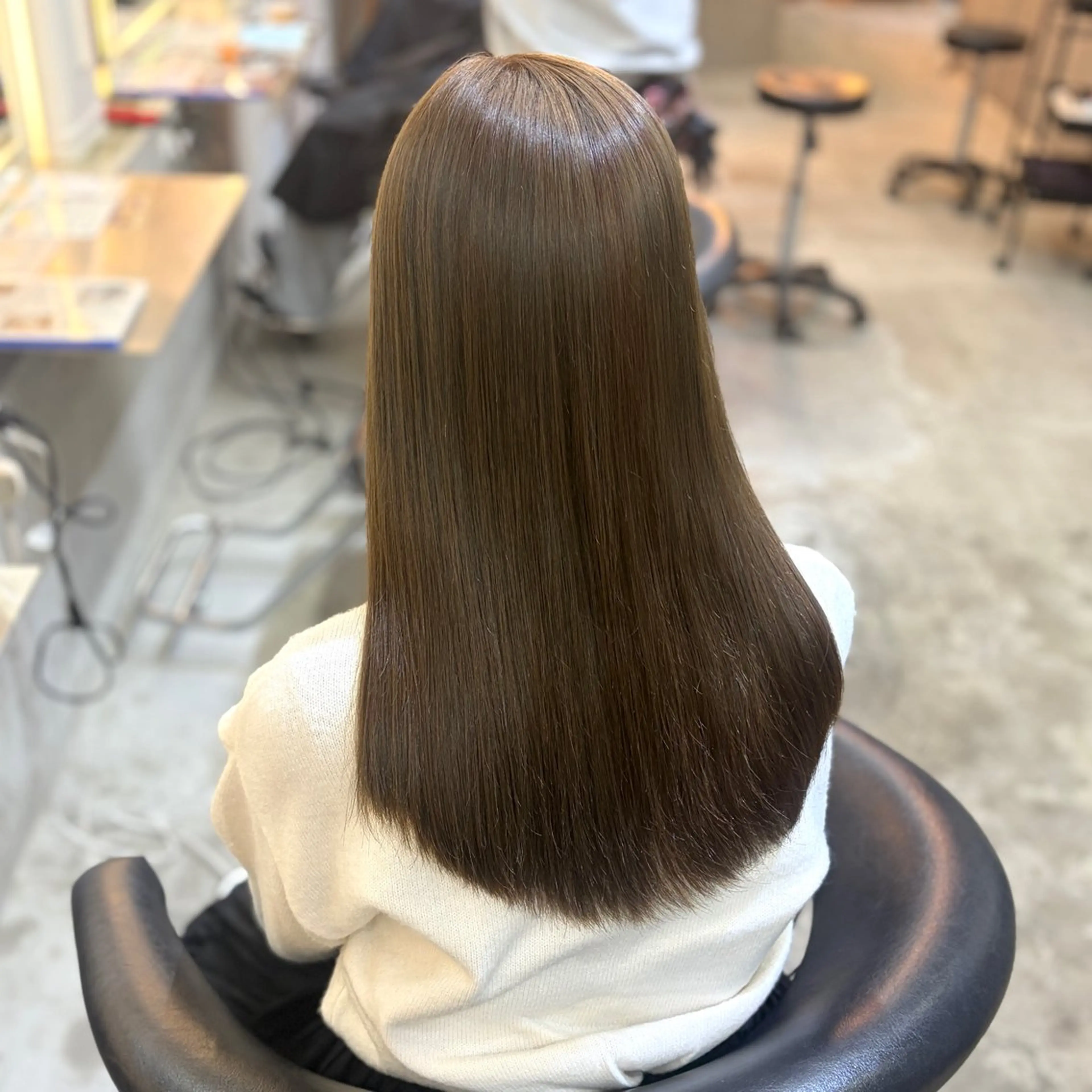 ロング カット ヘアカラー トリートメント ボブ/くびれボブ/ 髪質改善/Ru-kaのヘアスタイル