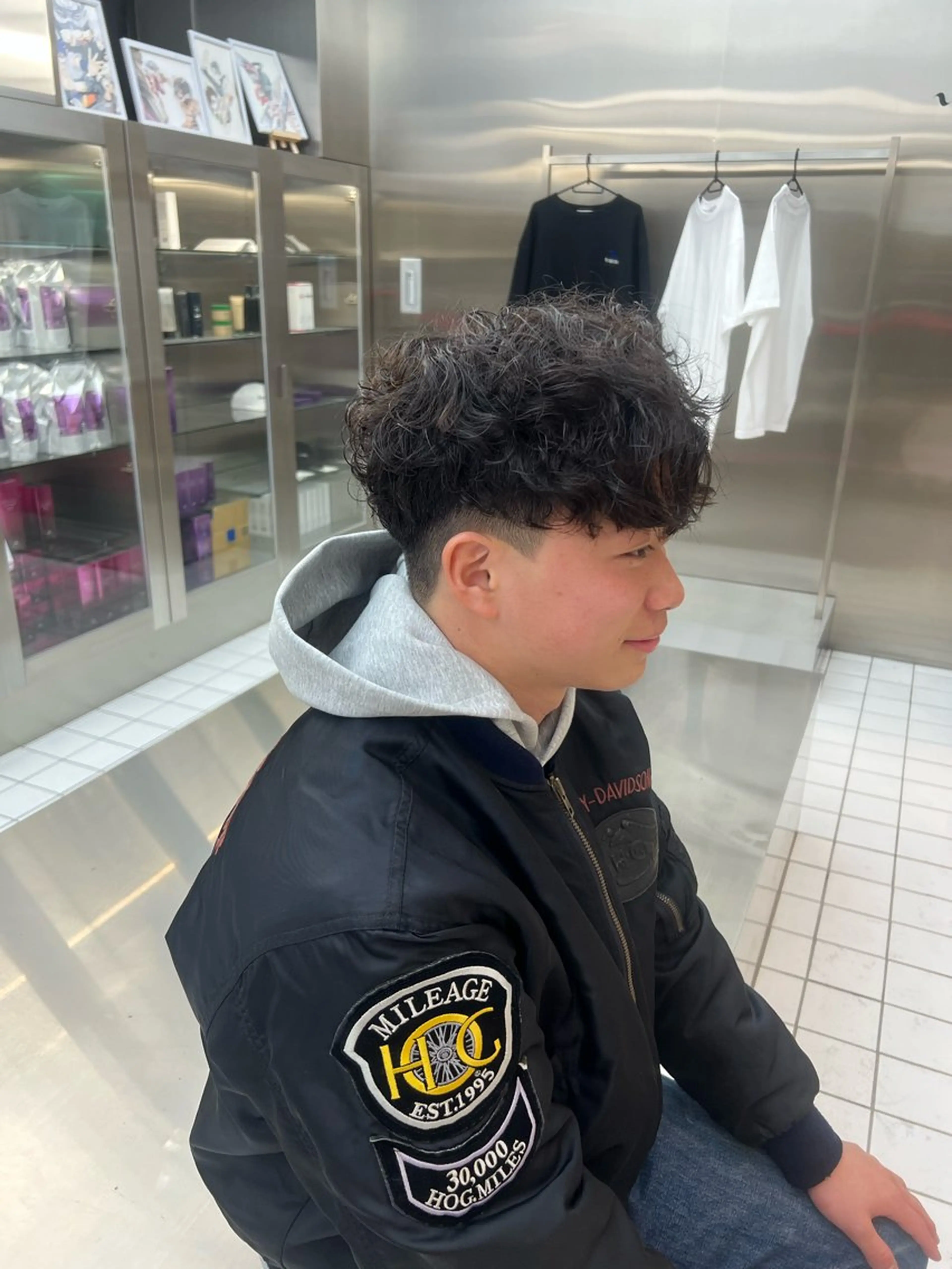 パーマ メンズ fifth PARK所属・fifth PARK HIN★T★のヘアスタイル