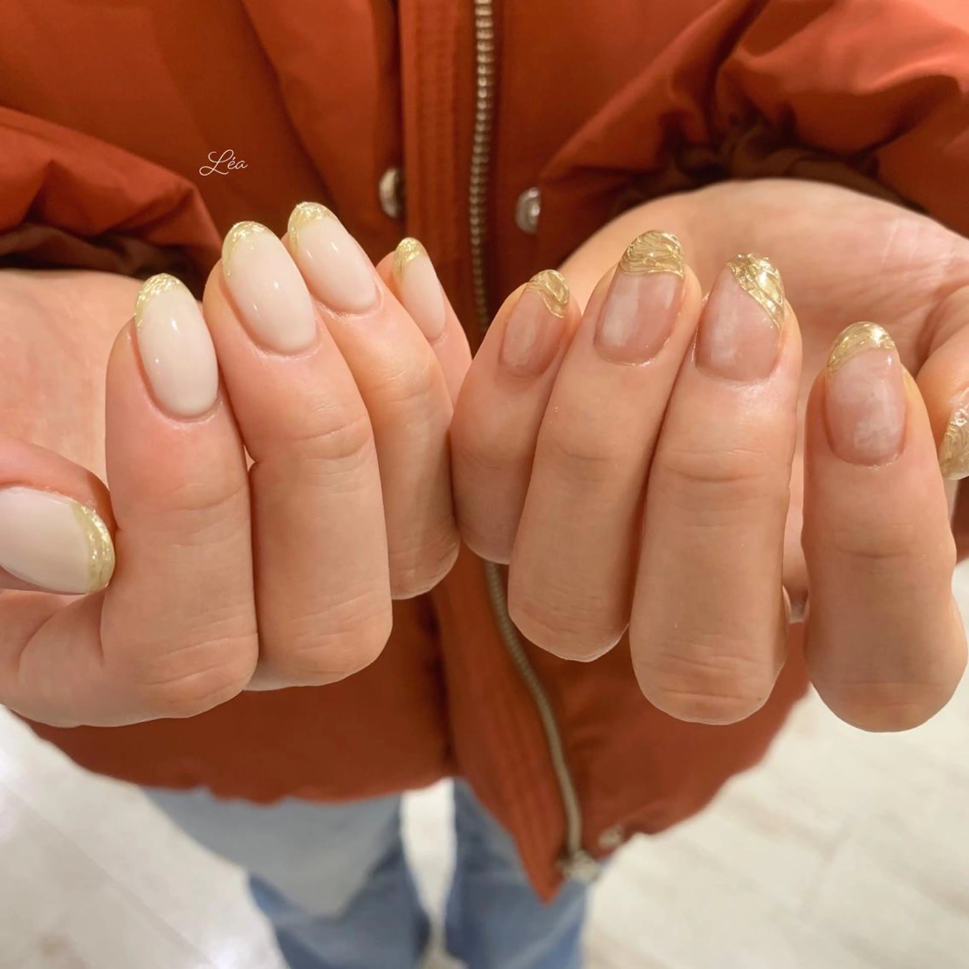 ネイル ジェルネイル 持ち込み パラジェル ソフトジェル Léa nailのネイルデザイン