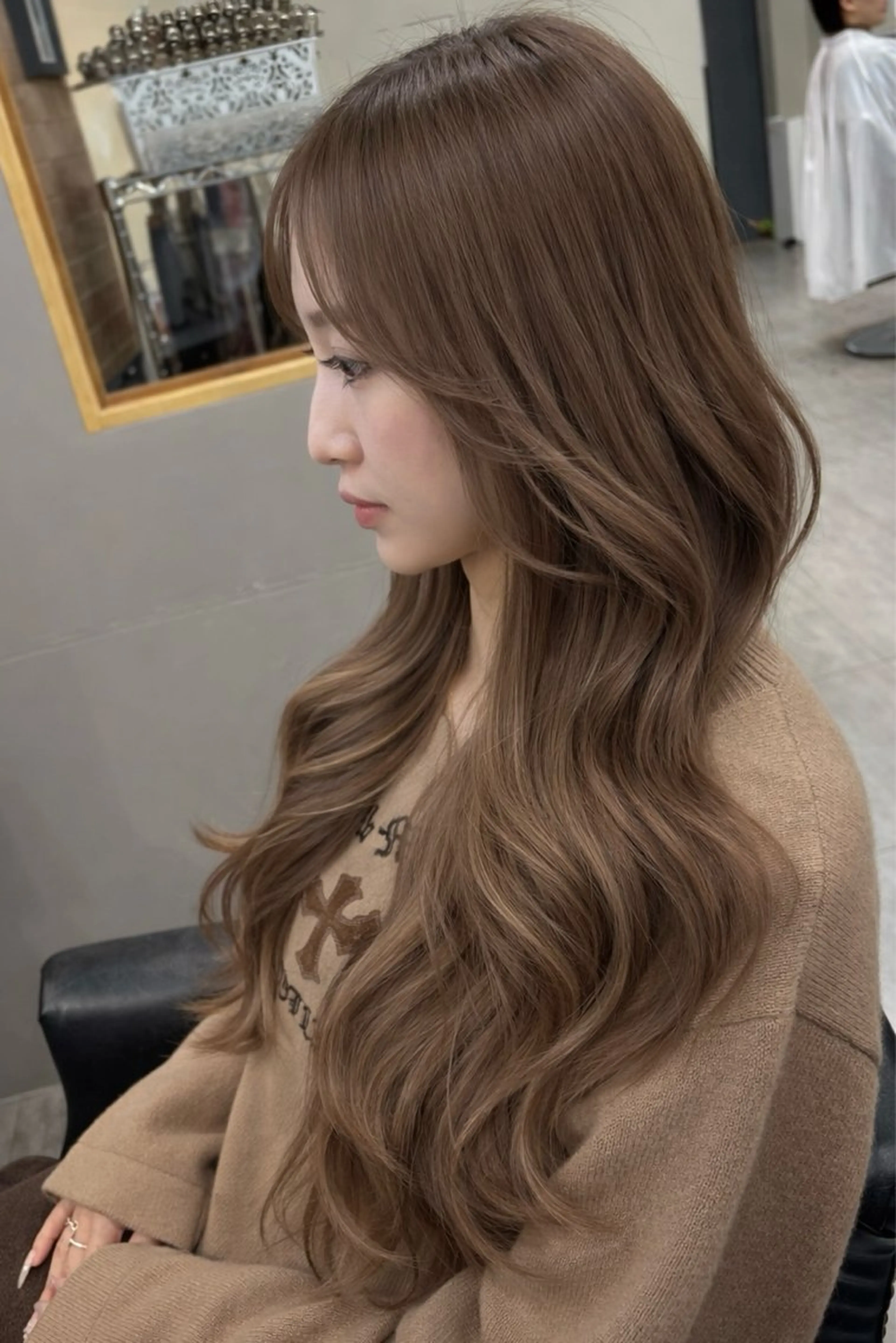 ロング シールエクステ エクステ 韓国風ヘア レイヤーカット ロング エクステ エクステ/ハイトーン レイヤーHIROのヘアスタイル