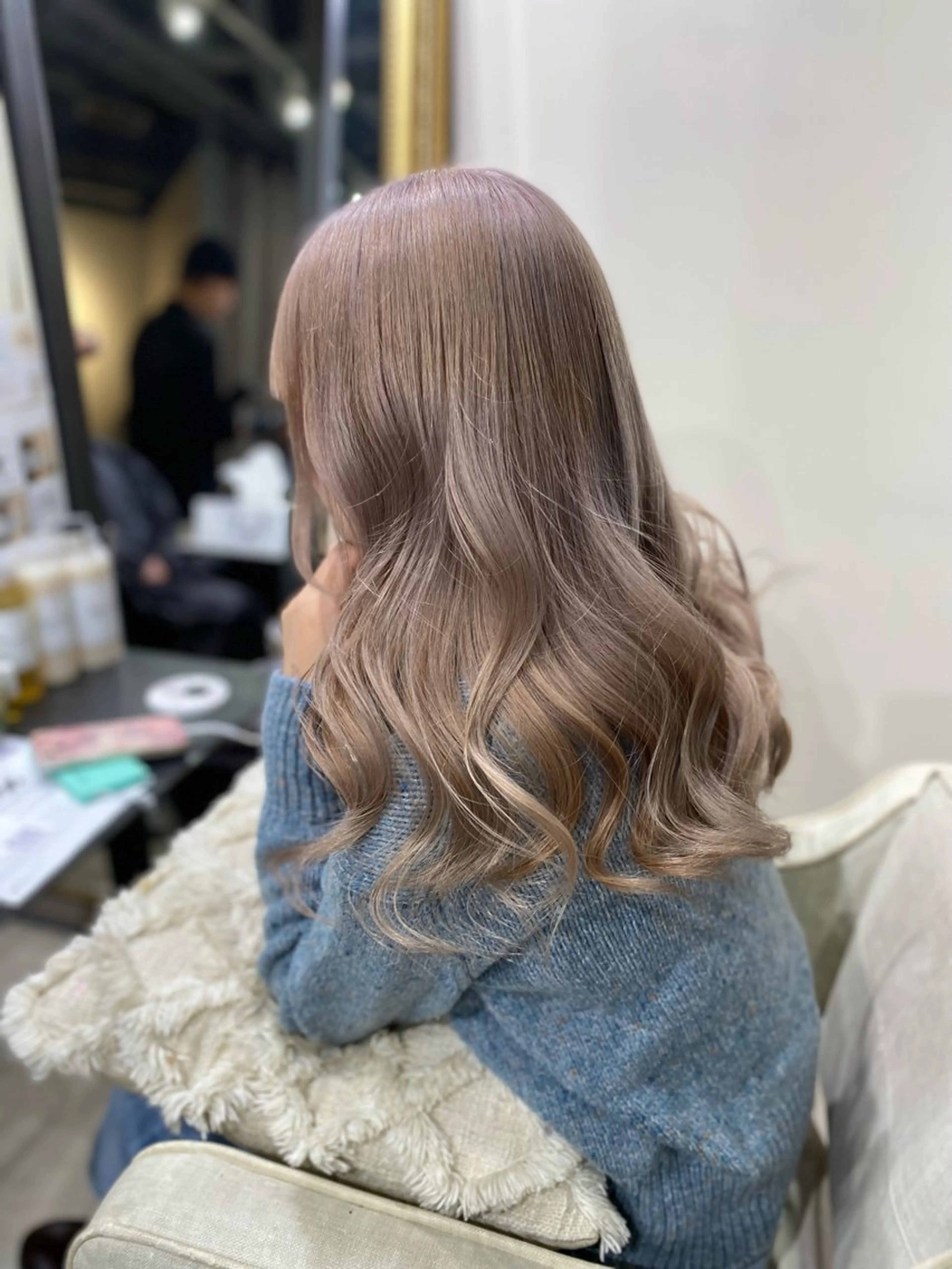 カラー ヘアカラー トリートメント ハイトーン✨艶髪💘 💘 AYANO💘のヘアスタイル