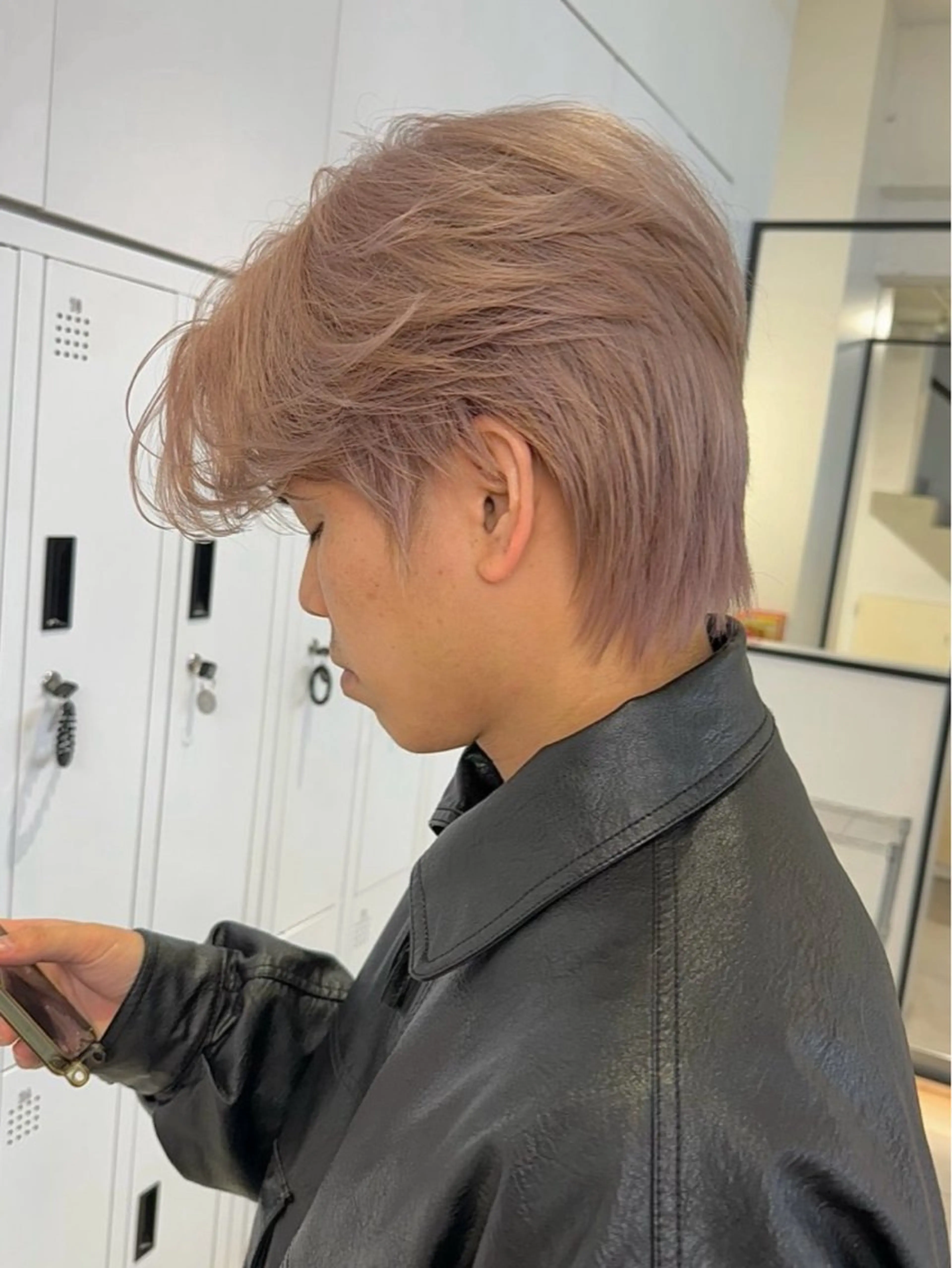 カラー メンズ ヘアカラー ハイトーン/パーマ/ メンズ / 櫻本🌐のヘアスタイル