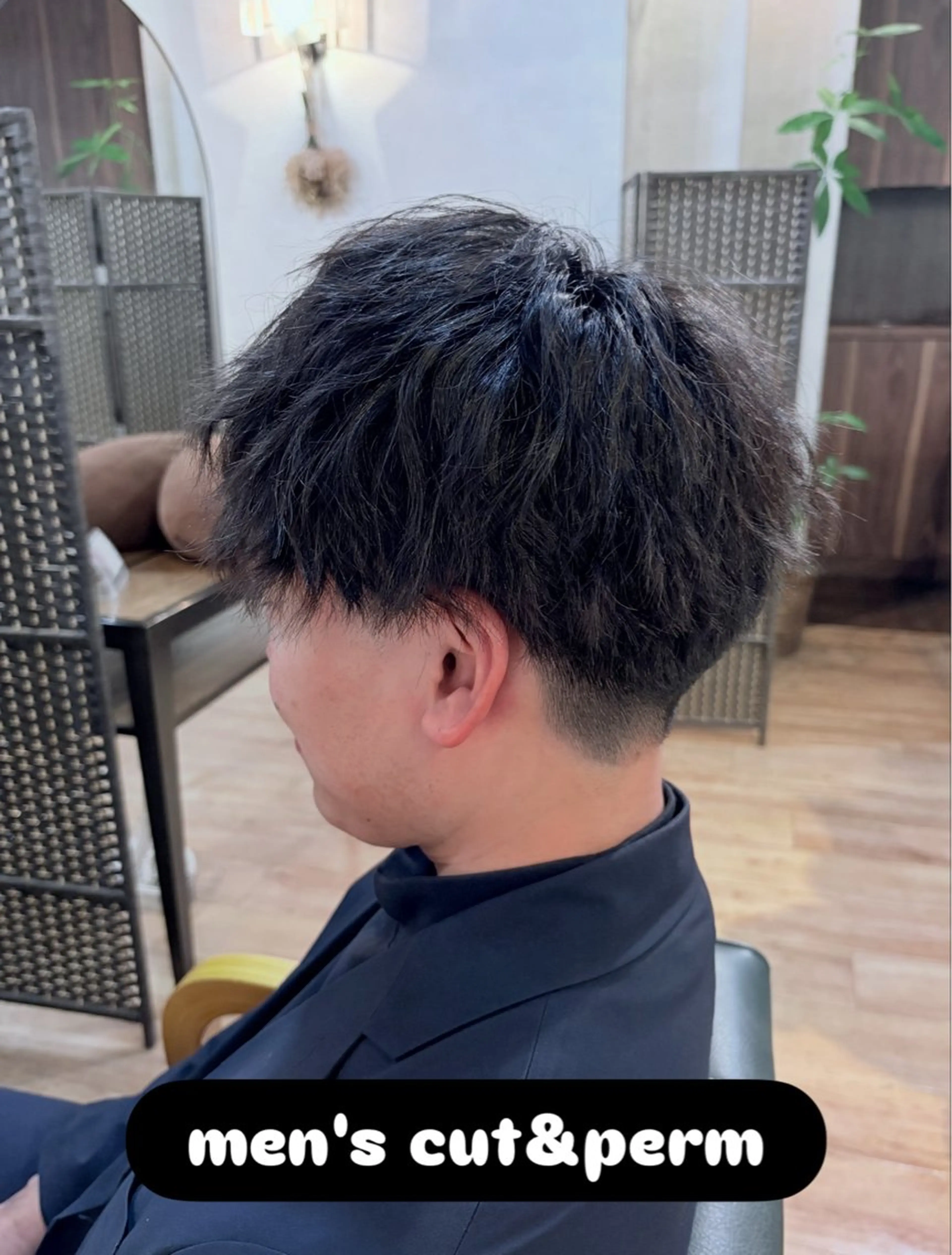 ミディアム パーマ メンズ カット ヘアカラー トリートメント Stastny by Lumi 日ノ出町店【スチャスティニーバイルミ】所属・縮毛矯正/カラー/ スチャスティニーのヘアスタイル