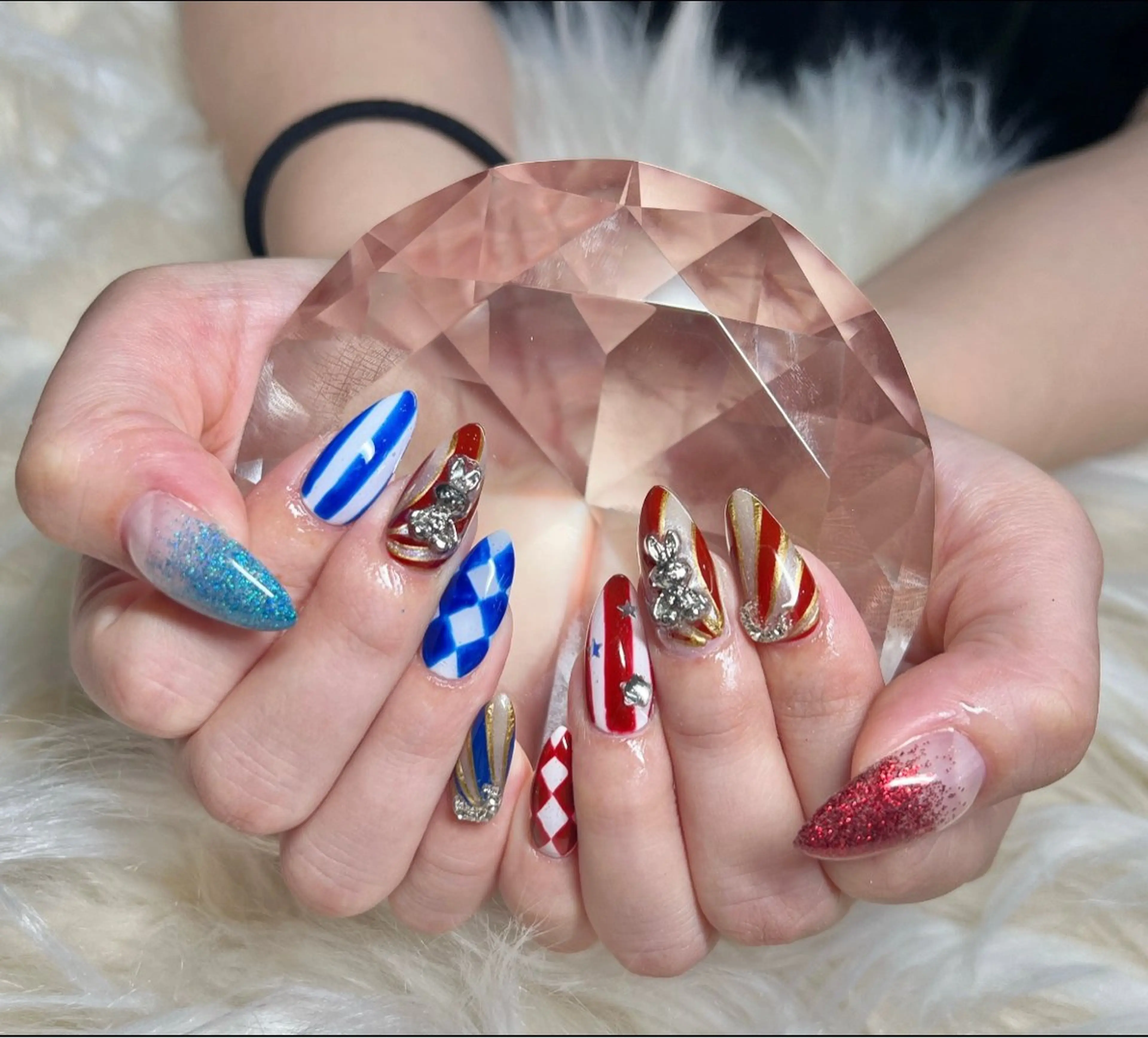 ネイル 長さ出し フットネイル フレンチネイル ジェルネイル グラデーション ハンドネイル Nail&eye Belire 新宿のネイルデザイン