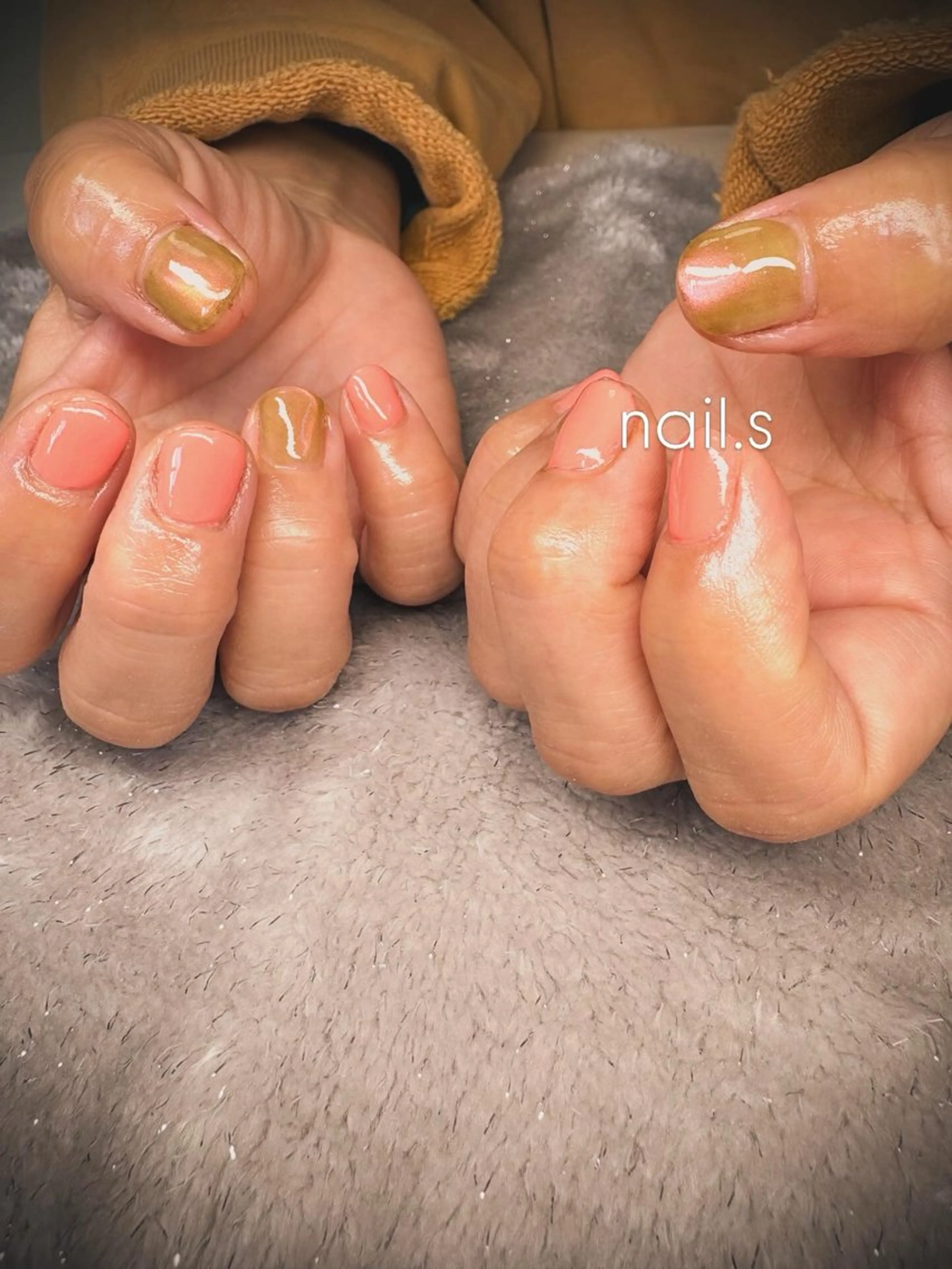 ネイル マグネットネイル ワンカラーネイル シンプルネイル ハンドネイル nail.s misatoのネイルデザイン