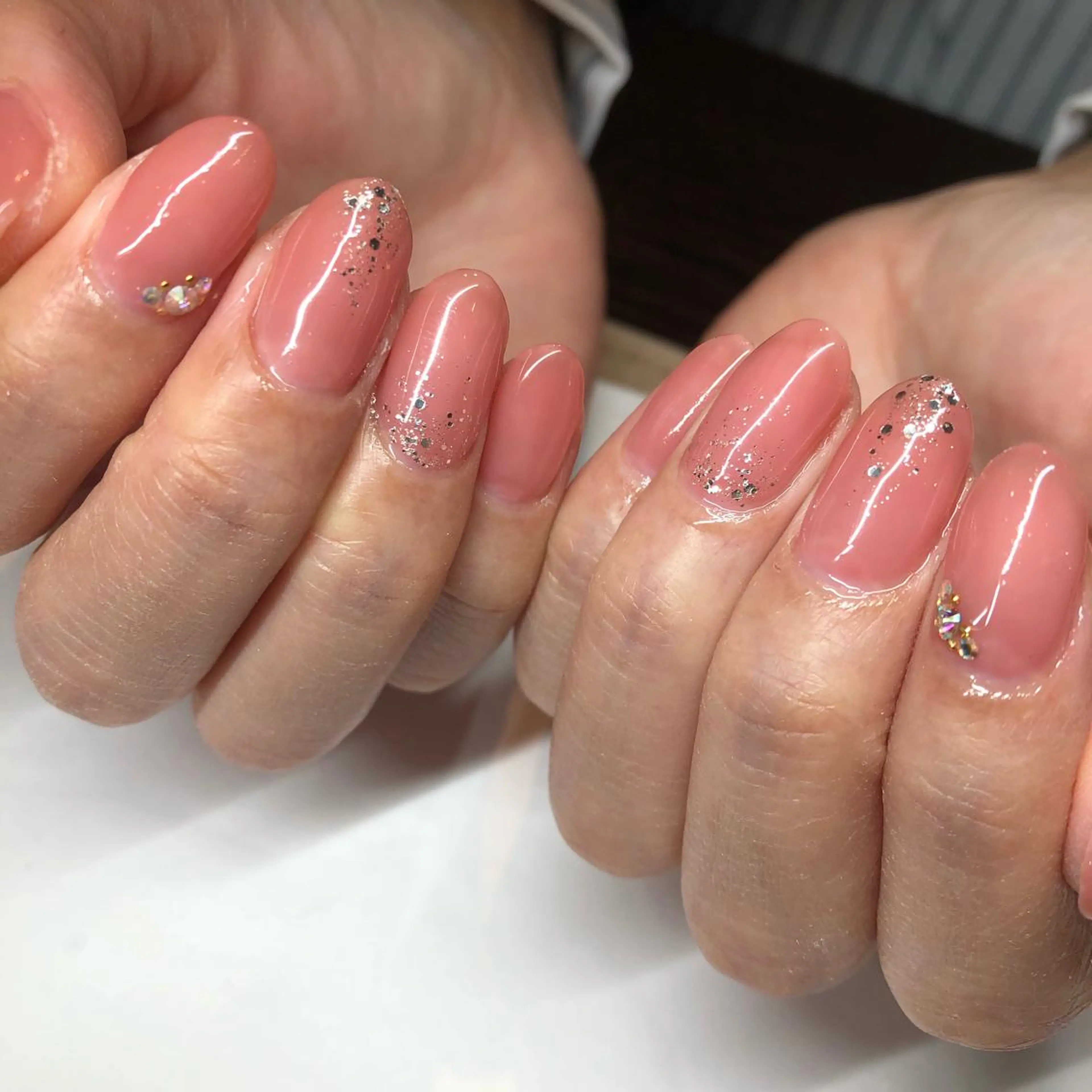 ネイル ワンカラーネイル シンプルネイル Nail Studio  Coco  Rire所属・丸岡 由奈のネイルデザイン