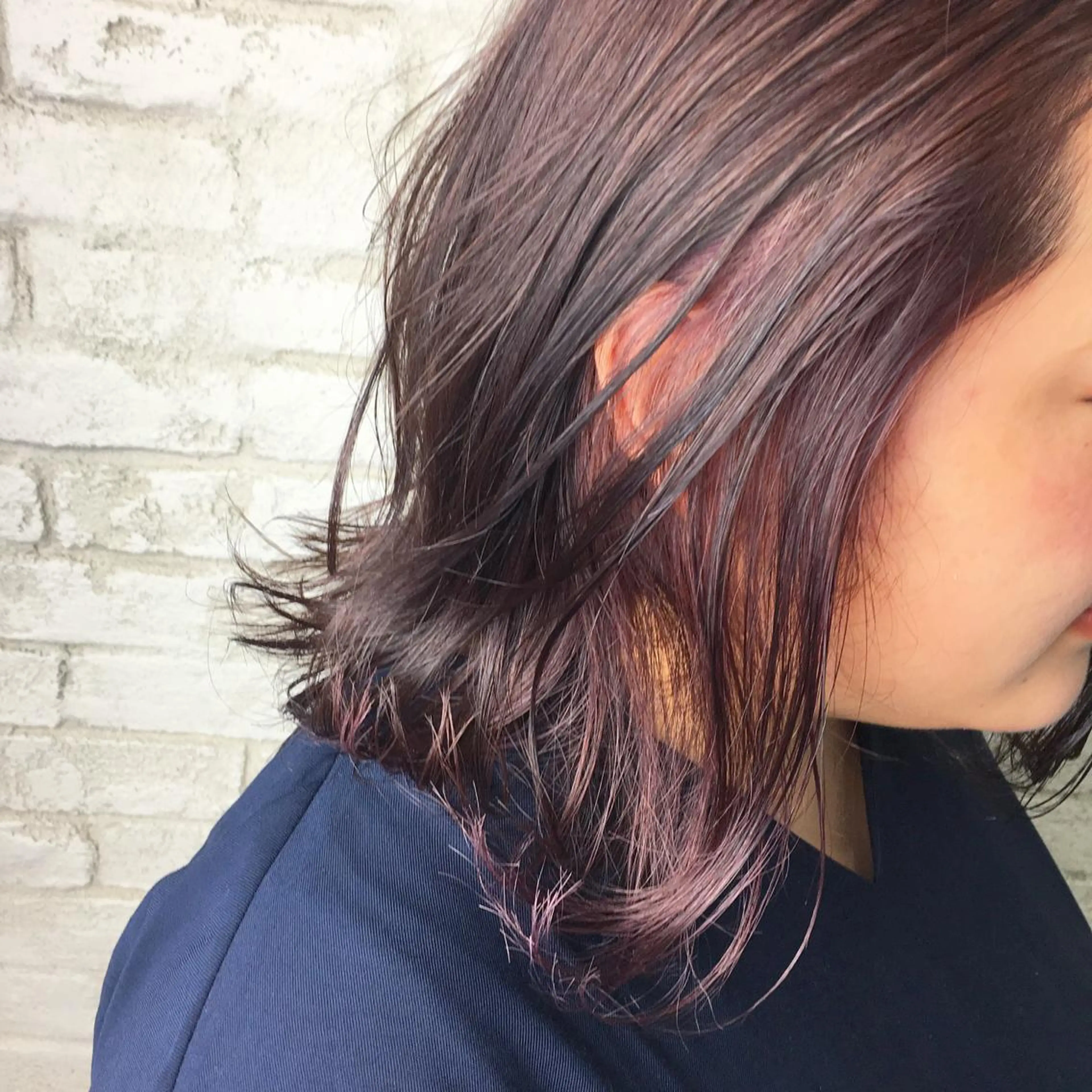 ミディアム カラー インナーカラー boutique misakiのヘアスタイル