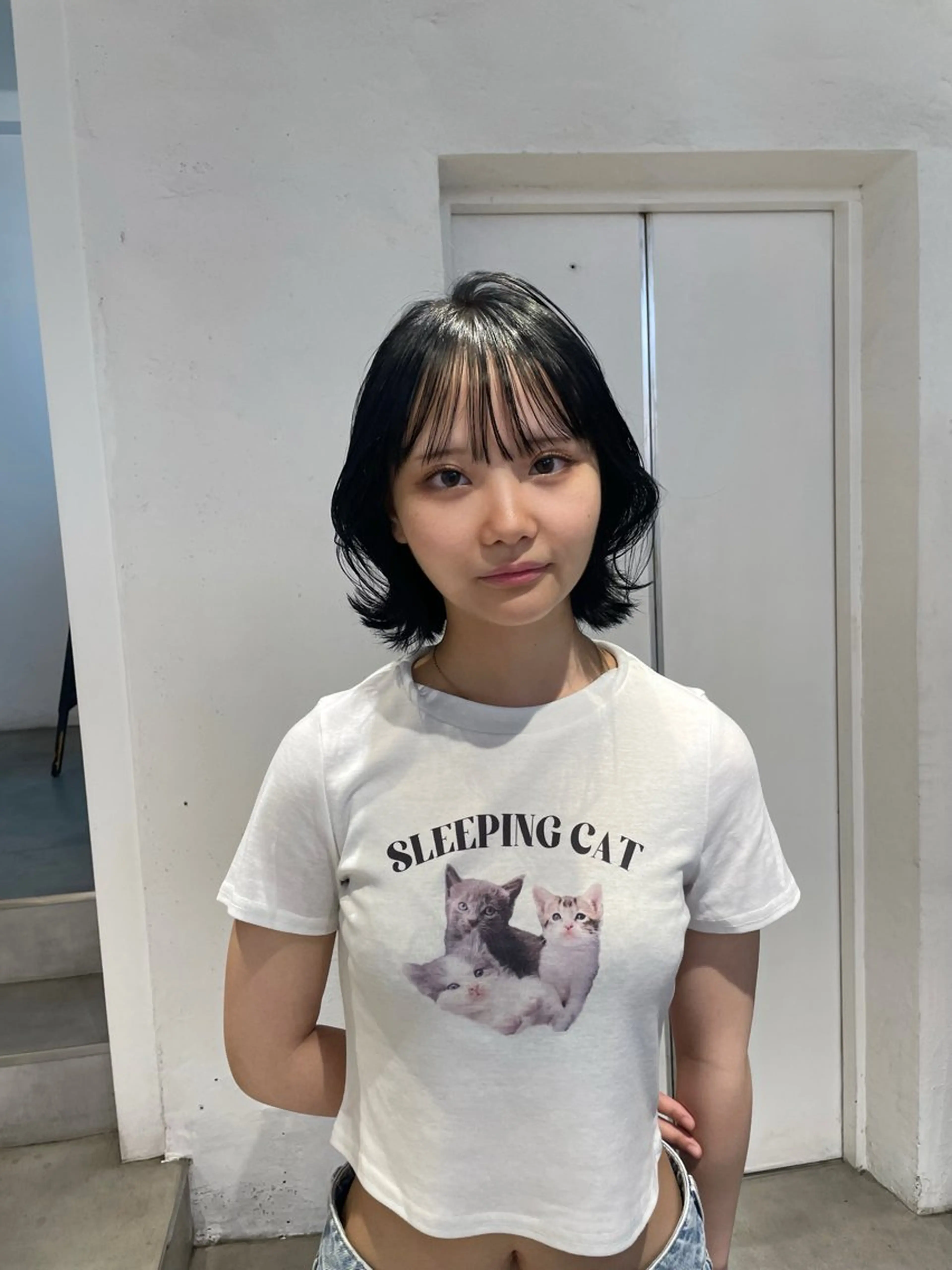 ショート カラー 韓国ヘア/ネイル kanako🤍🫧のヘアスタイル