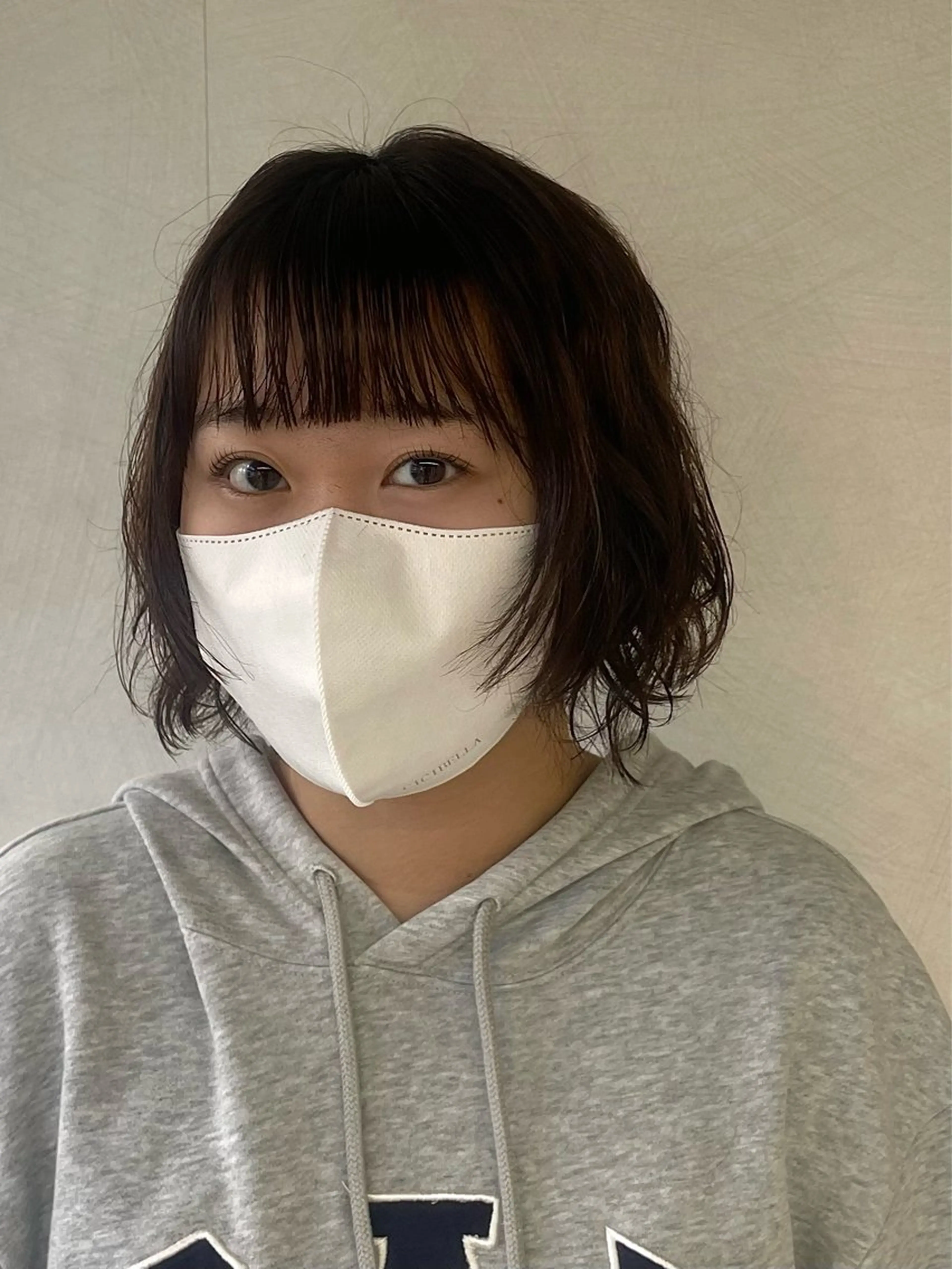 ショート パーマ 韓国/透明感カラー さなのヘアスタイル