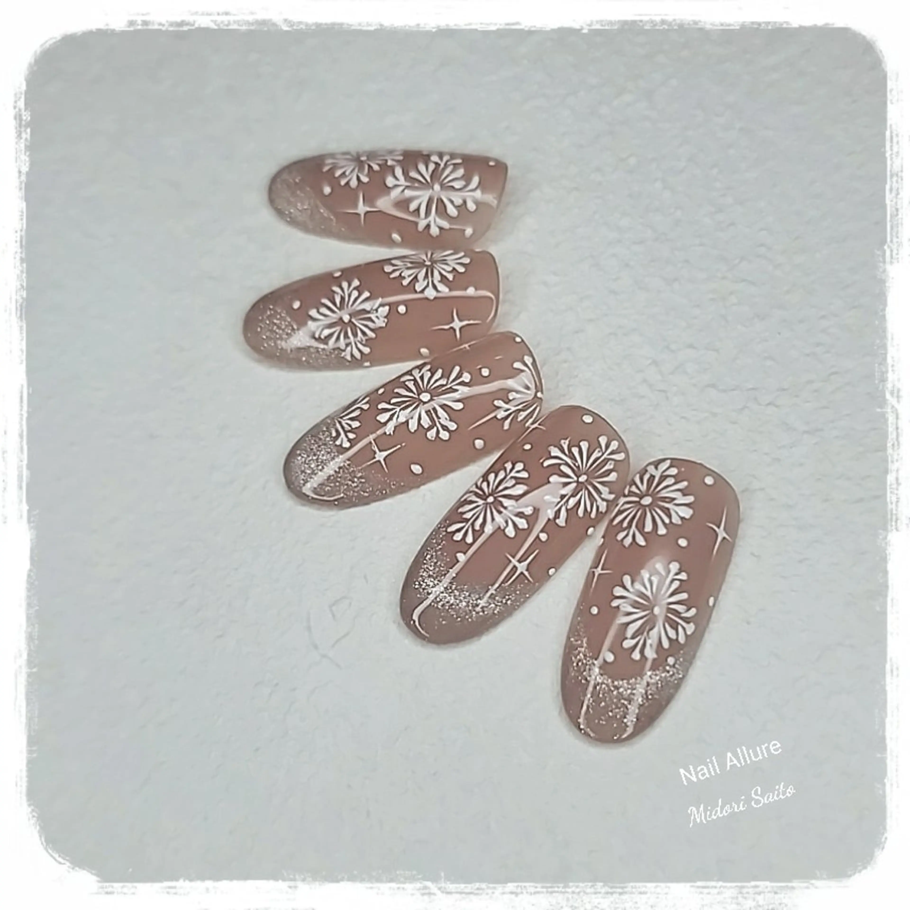 ネイル ジェルネイル グリーン マグネットネイル スカルプネイル Nail Allure(ネイル アルーア)所属・Nail Allureのネイルデザイン