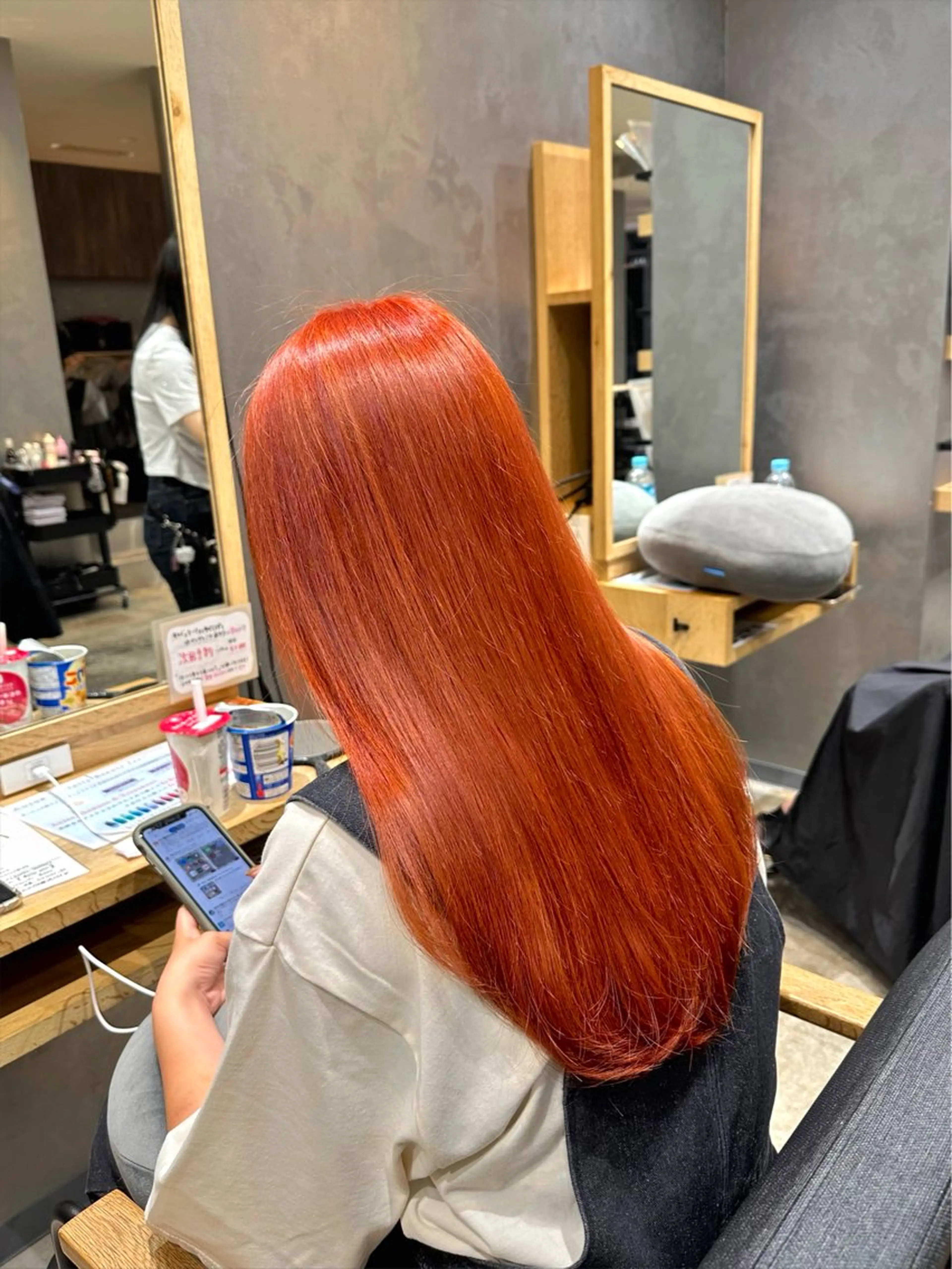 ロング カラー 中川 諒祐のヘアスタイル