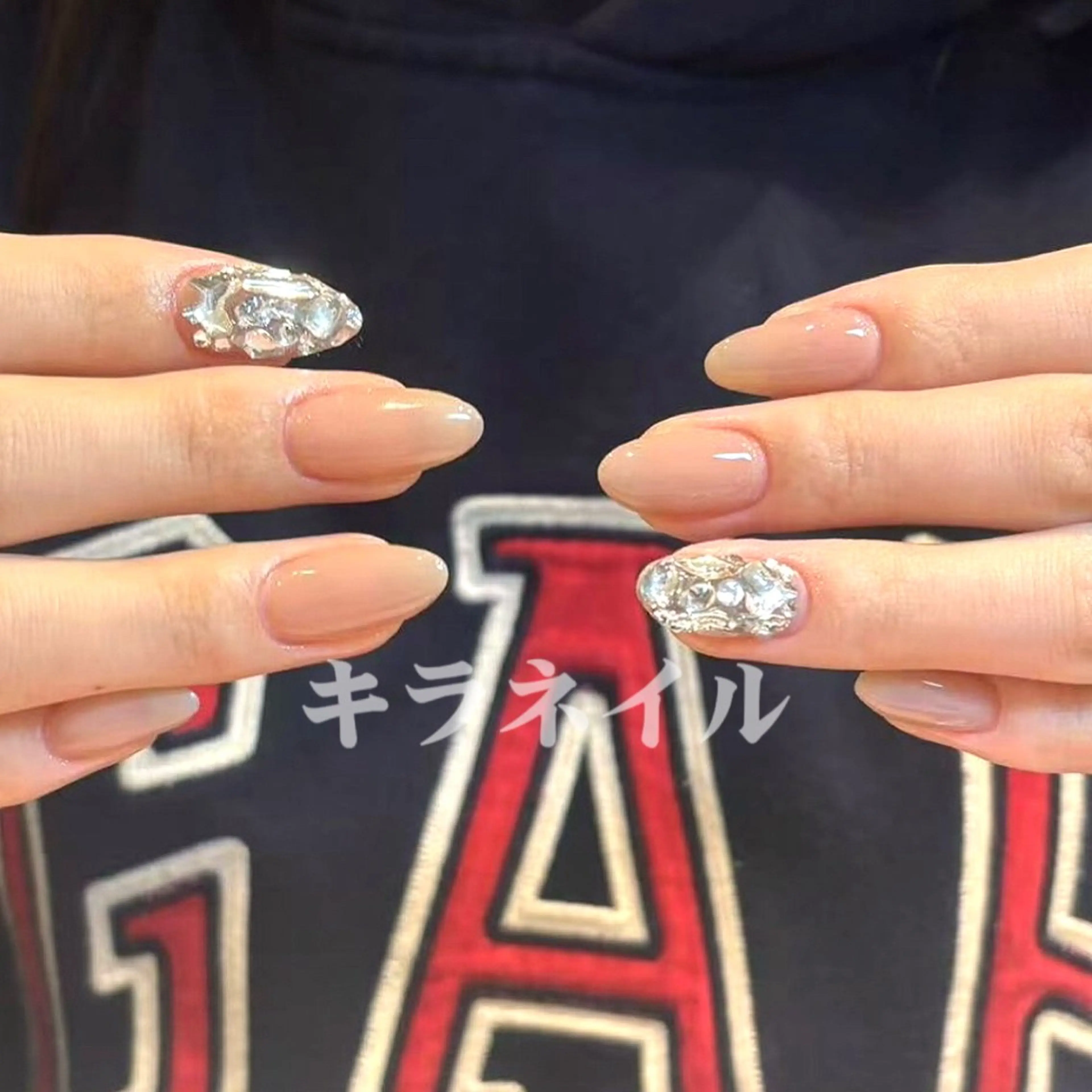 ネイル 🎀erika 長さだし💗モチ最高のネイルデザイン