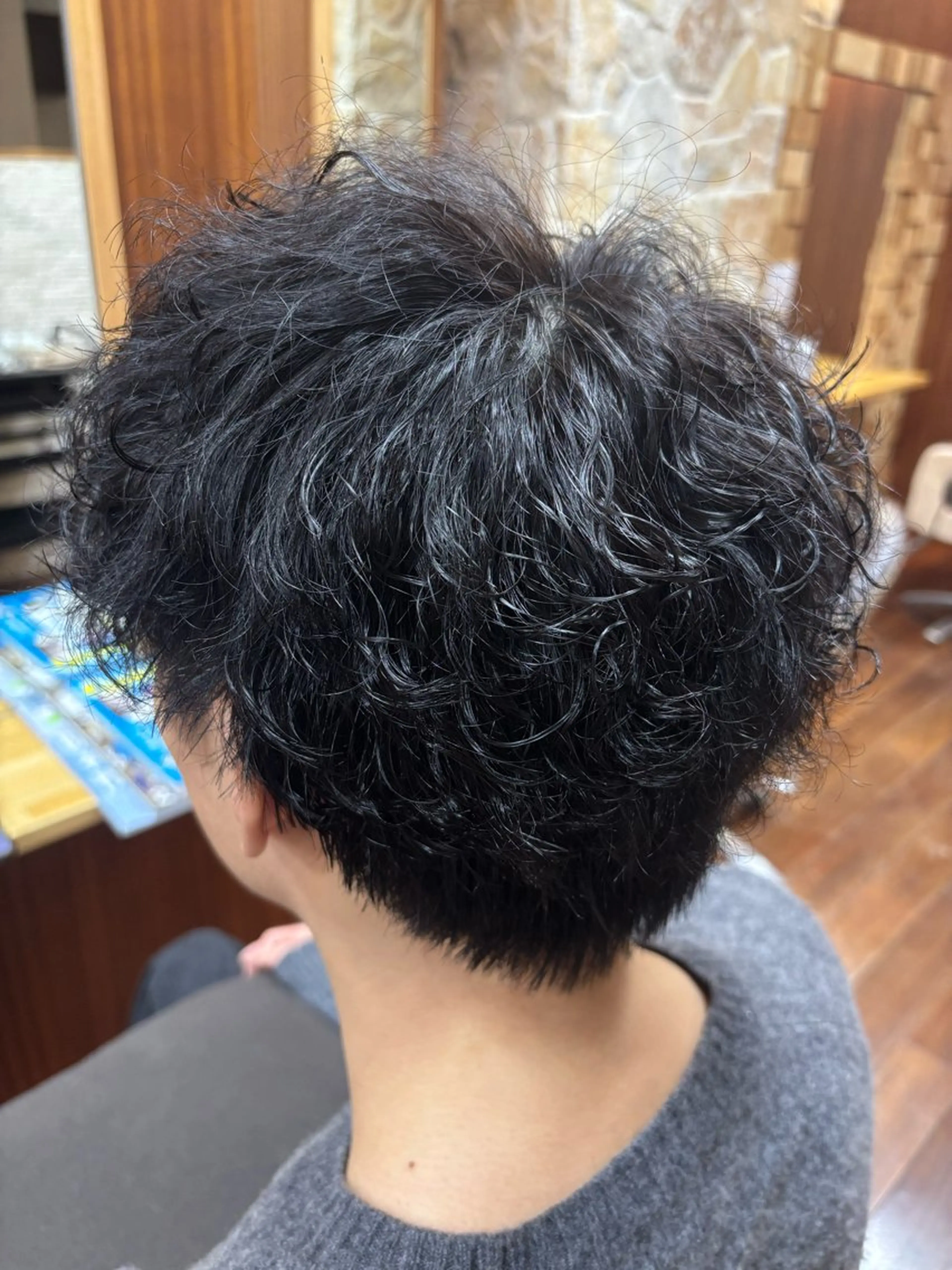 🎀モデル様価格🎀カット＋シャドウパーマの写真