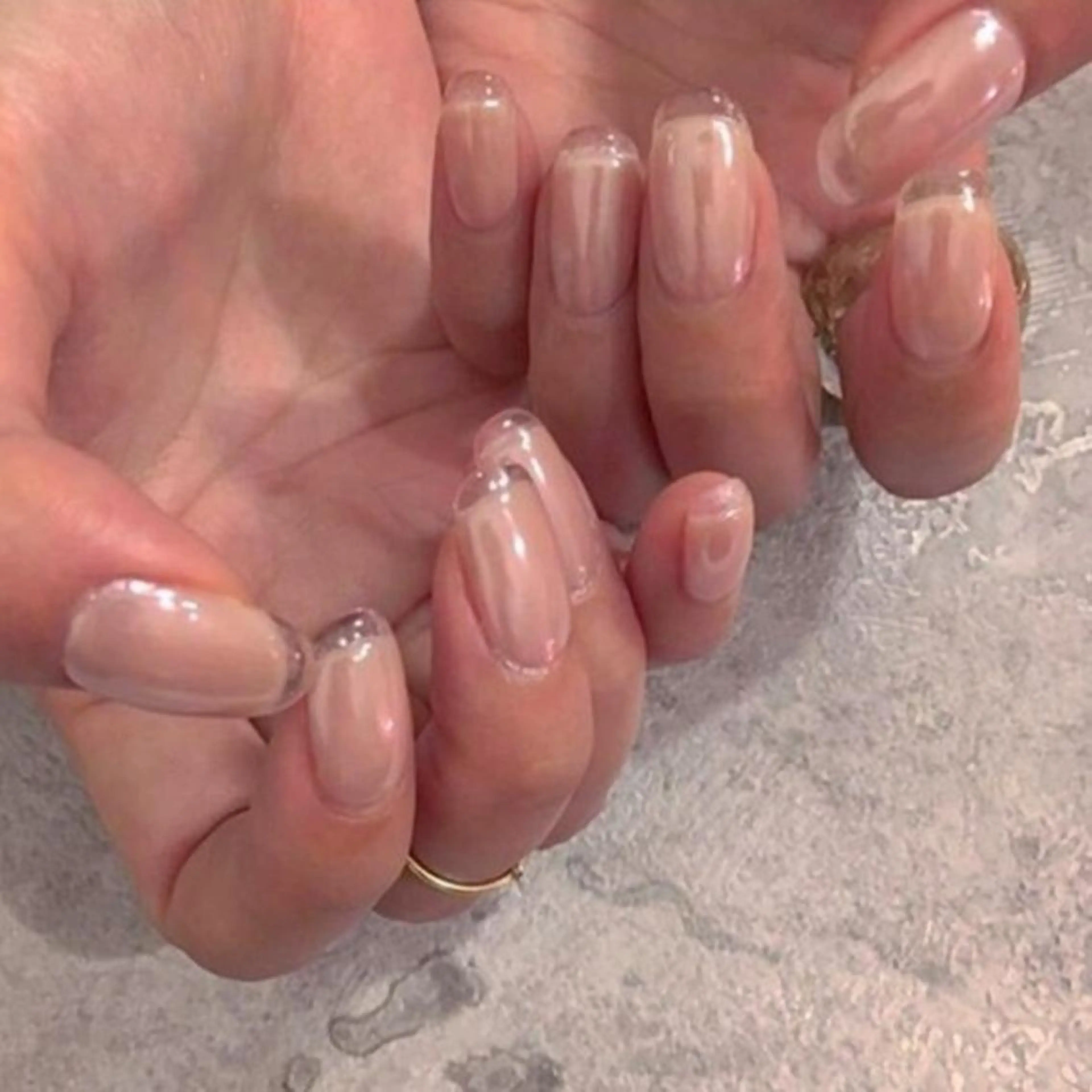 【初回/HAND】 クリアフレンチ / Clear french ¥11,000→¥10,000の写真