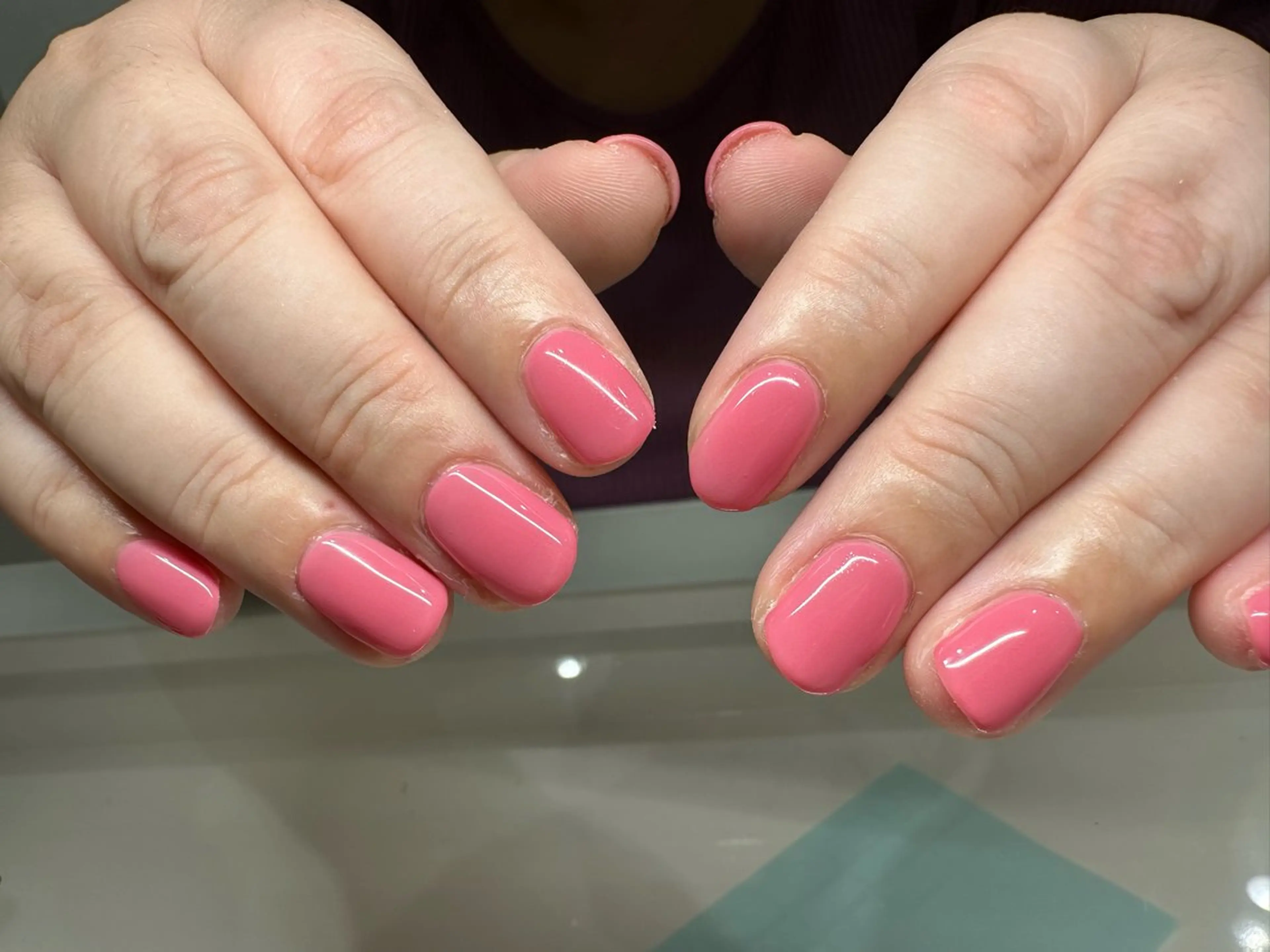 ネイル ワンカラーネイル ファーストクラス所属・ファーストクラス mikuのネイルデザイン