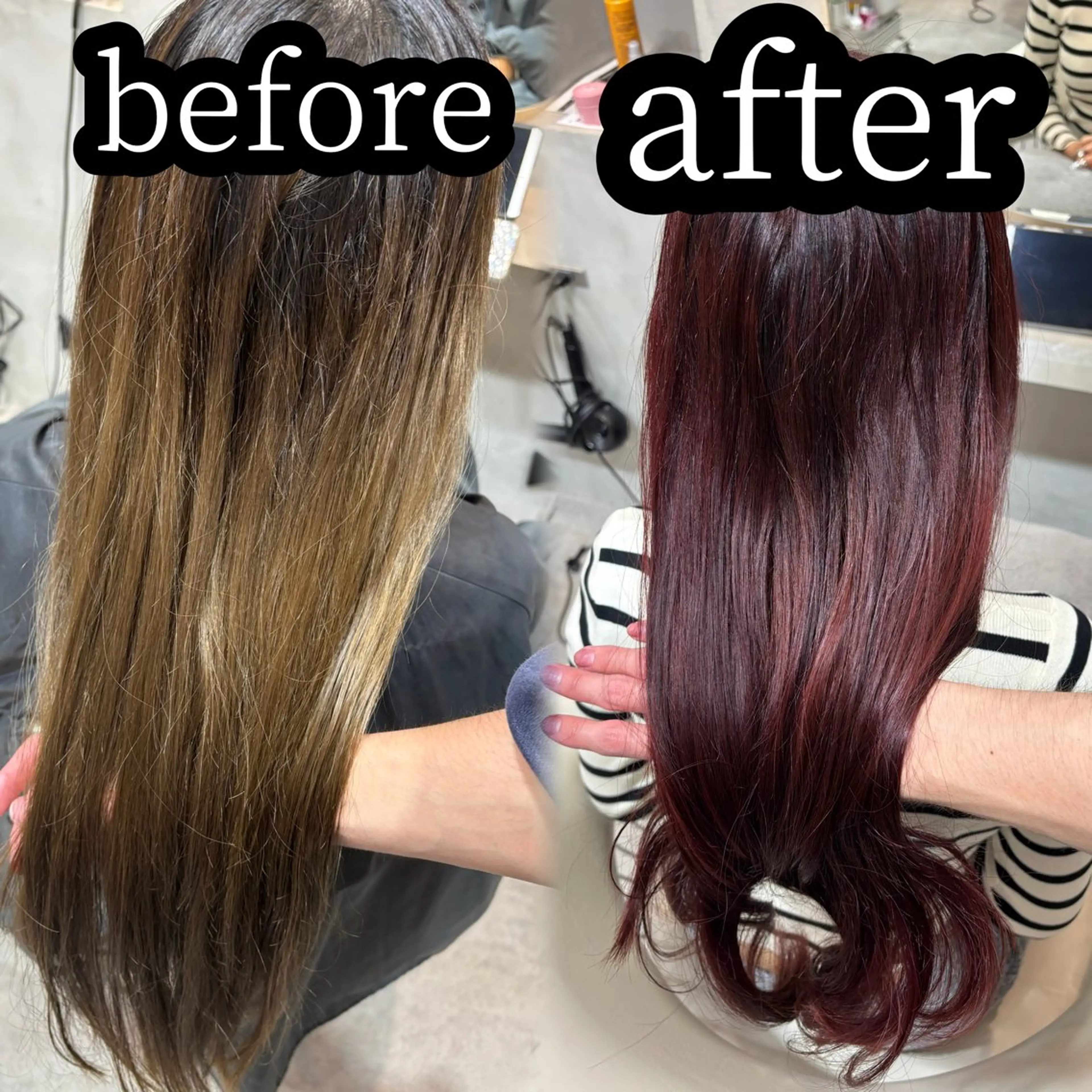 ロング カラー ヘアアレンジ カット ヘアカラー トリートメント 美髪矯正🫧/ 吉田こうすけのヘアスタイル