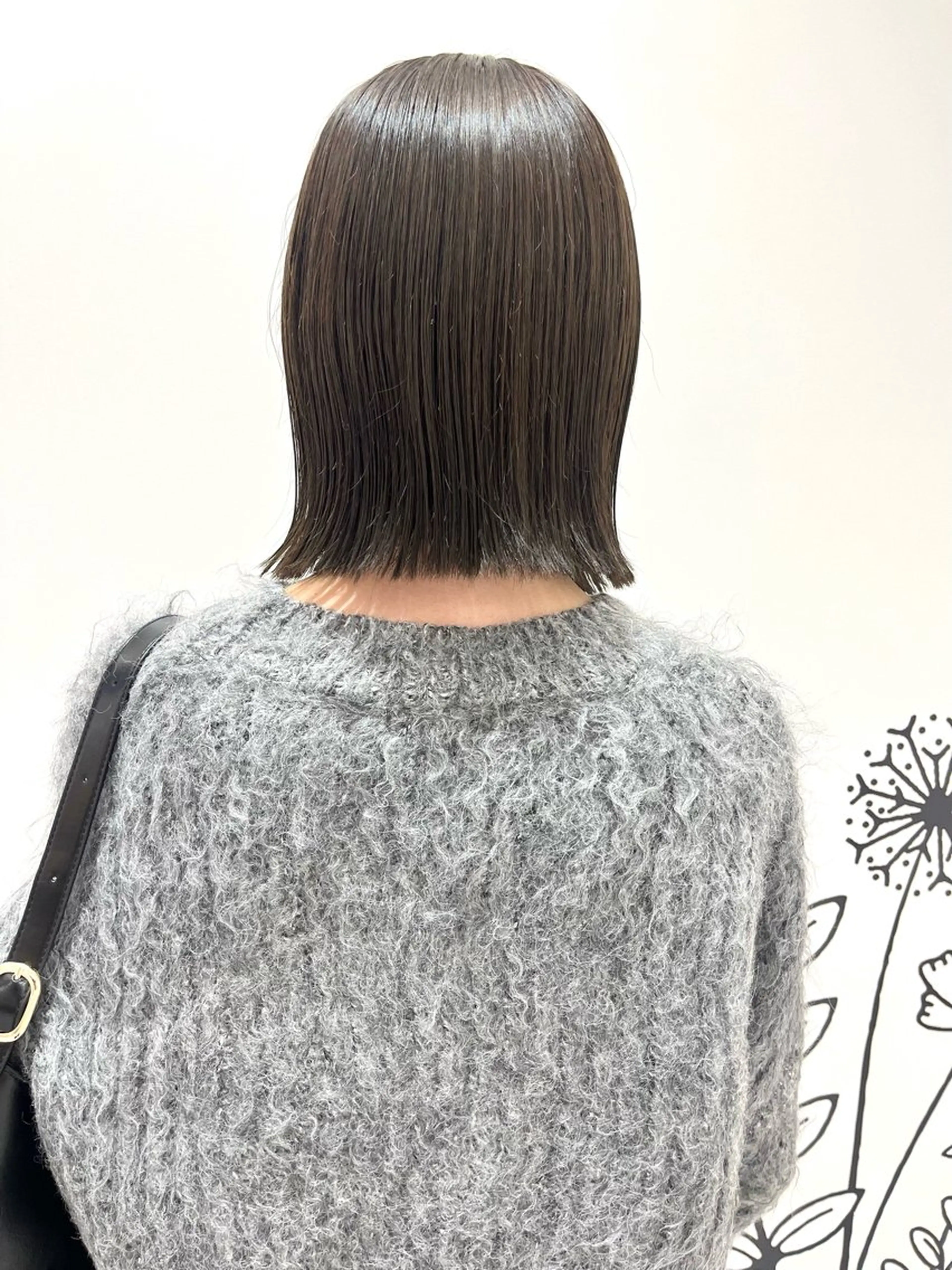 ショート カラー ヘアアレンジ ボブ くせ毛 外ハネヘア カット ヘアカラー トリートメント 🌷ボブ/髪質改善 ストレートのヘアスタイル