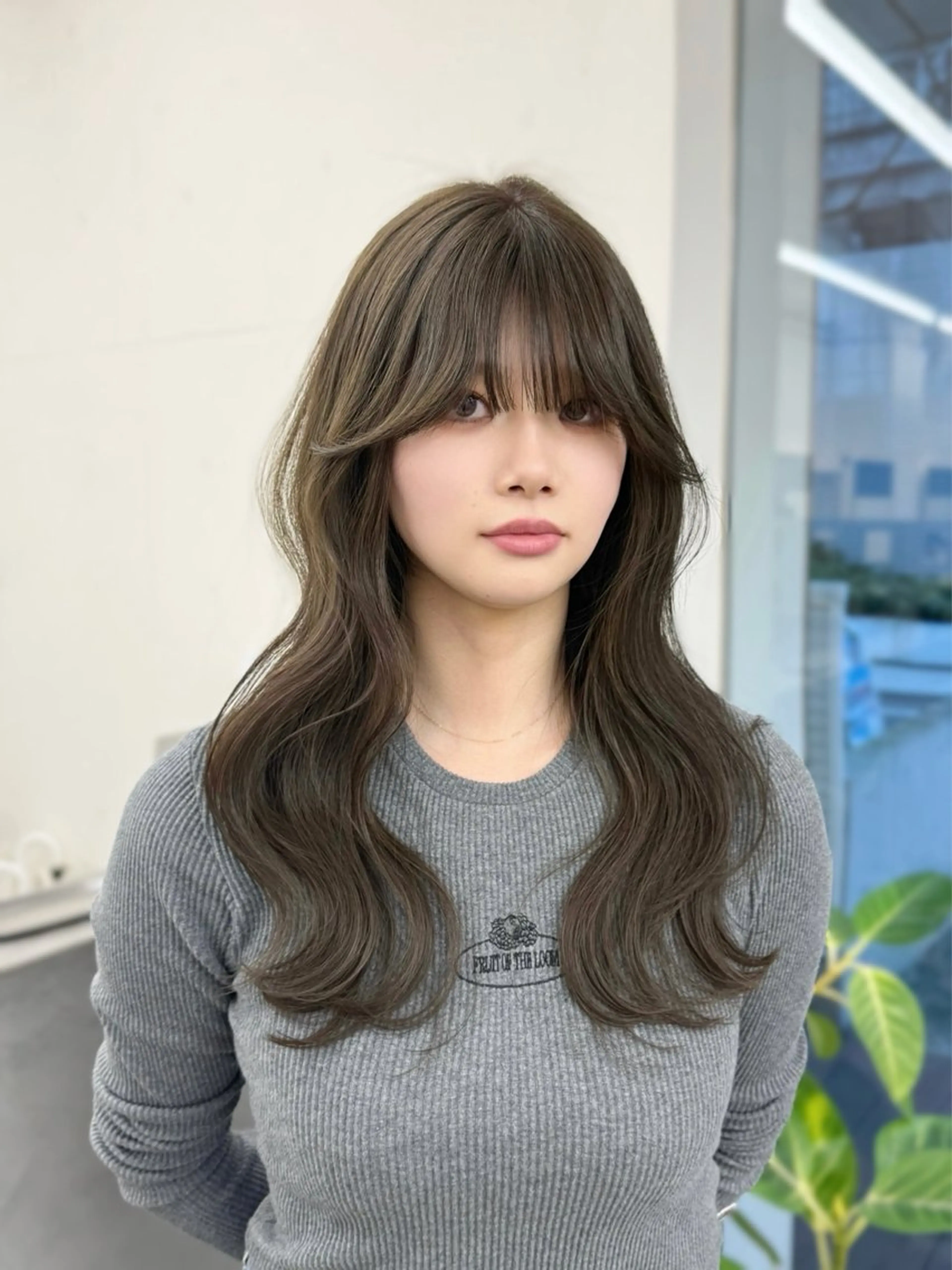 ロング カラー カット ヘアカラー 🦋韓国系指名No1 店長/圓山 祐也🦋のヘアスタイル