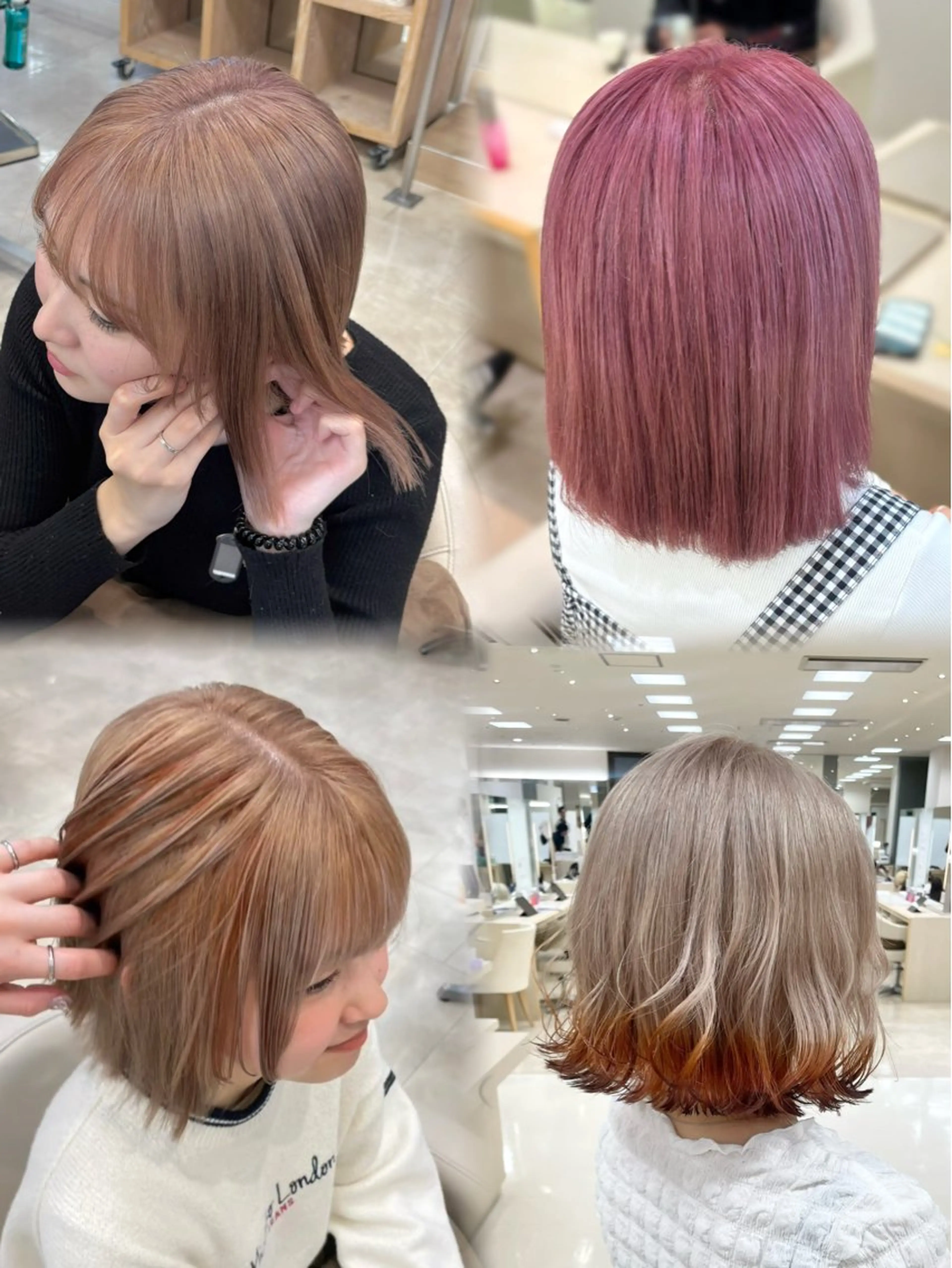ミディアム カット ボブ ·˖Reika·˖✩のヘアスタイル