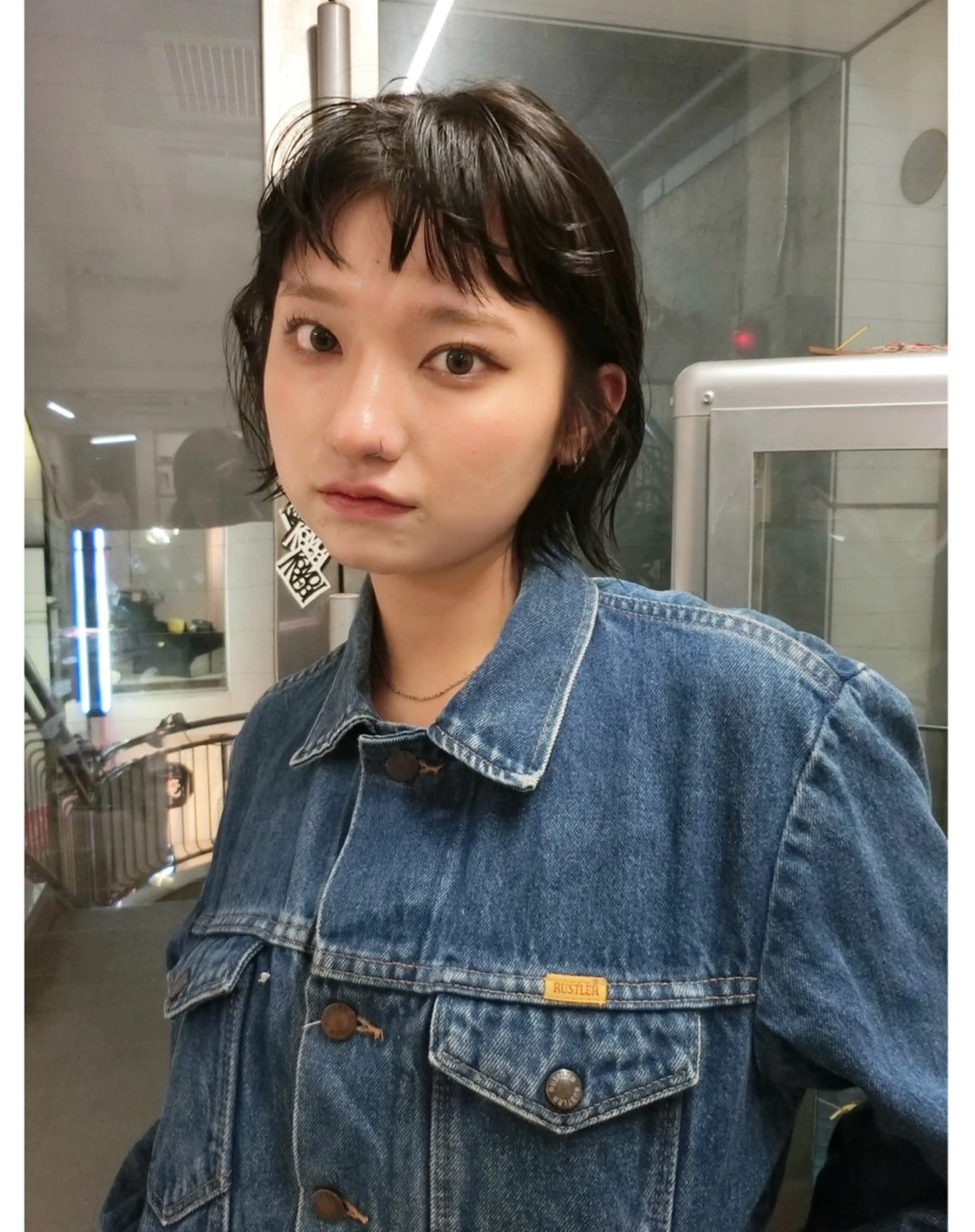 ミディアム パーマ ハッシュカット/ MAYAのヘアスタイル