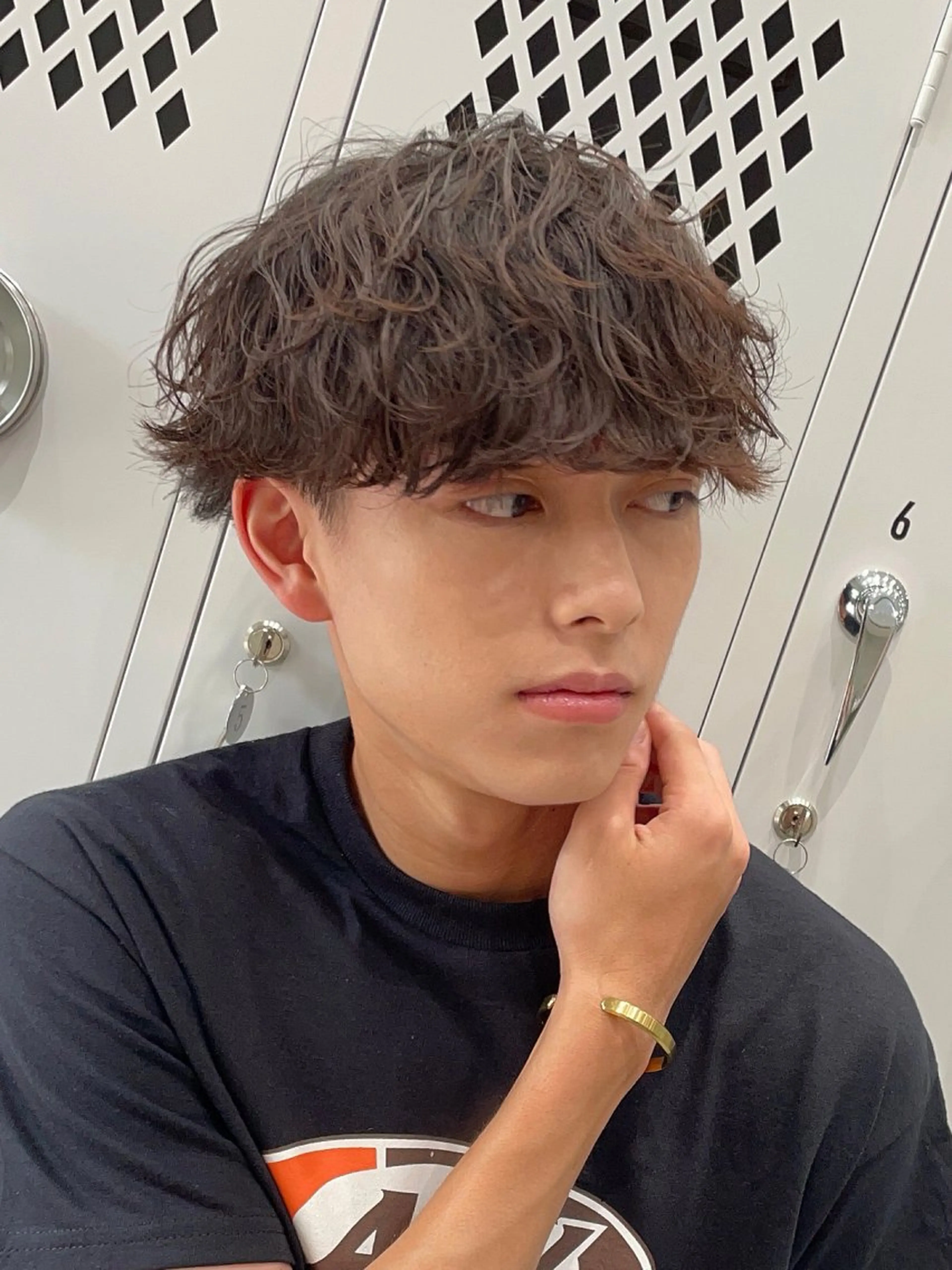 パーマ メンズ カット パーマ 川口 翔太郎（fifth）のヘアスタイル