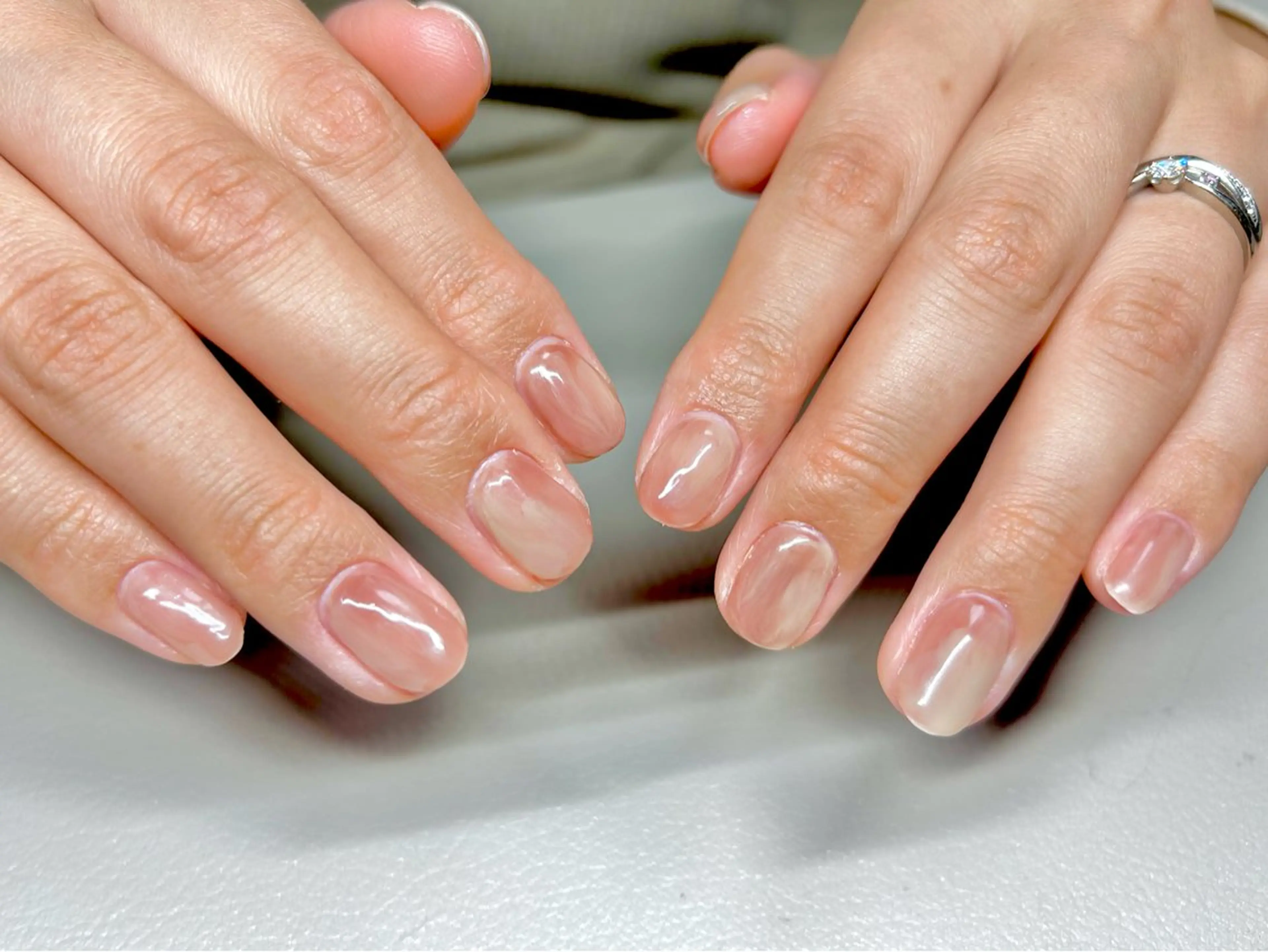 ネイル ニュアンスネイル amo_nail 岡山市南区自宅ネイルのネイルデザイン
