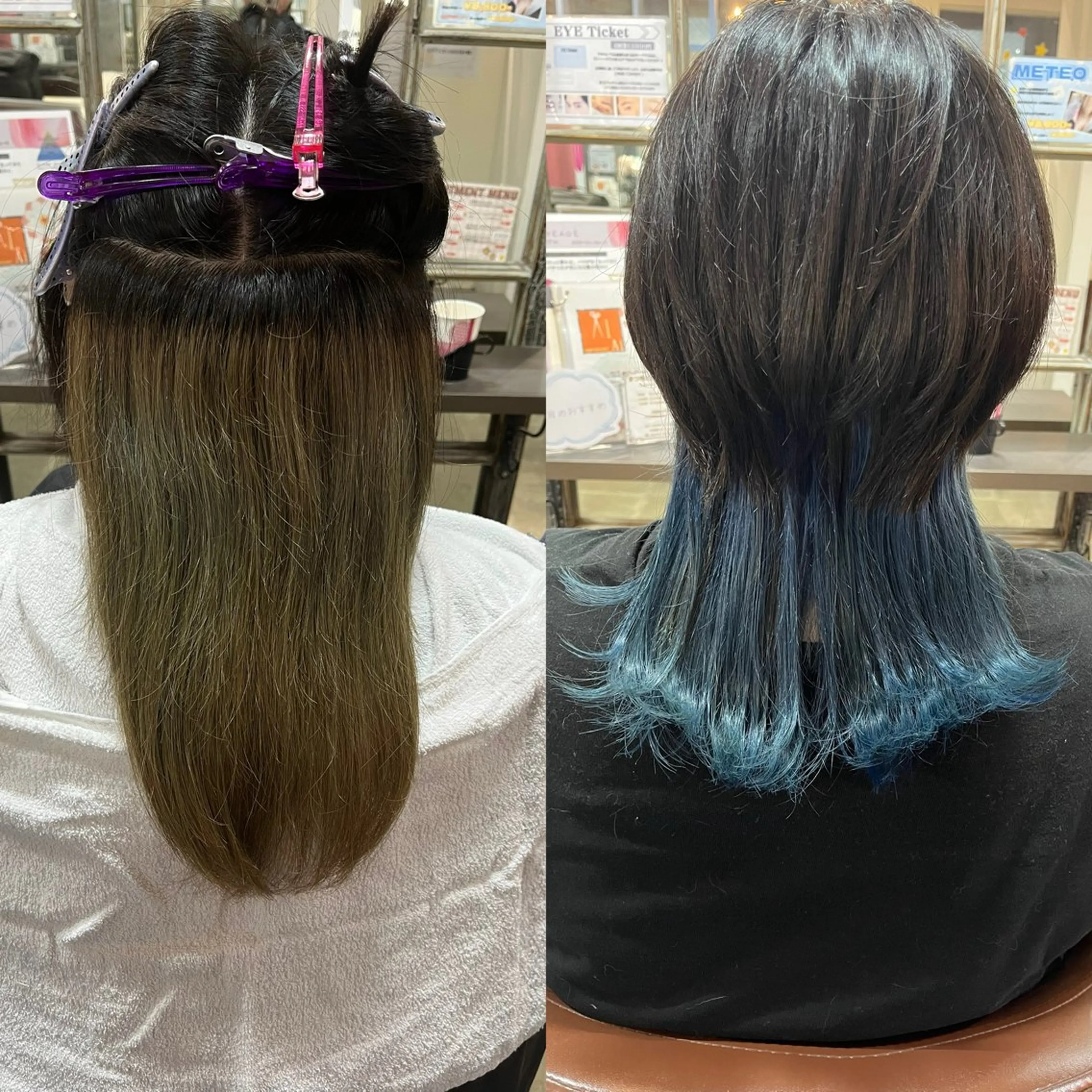 ミディアム ヘアカラー ヲタク美容師 店長　上原のヘアスタイル