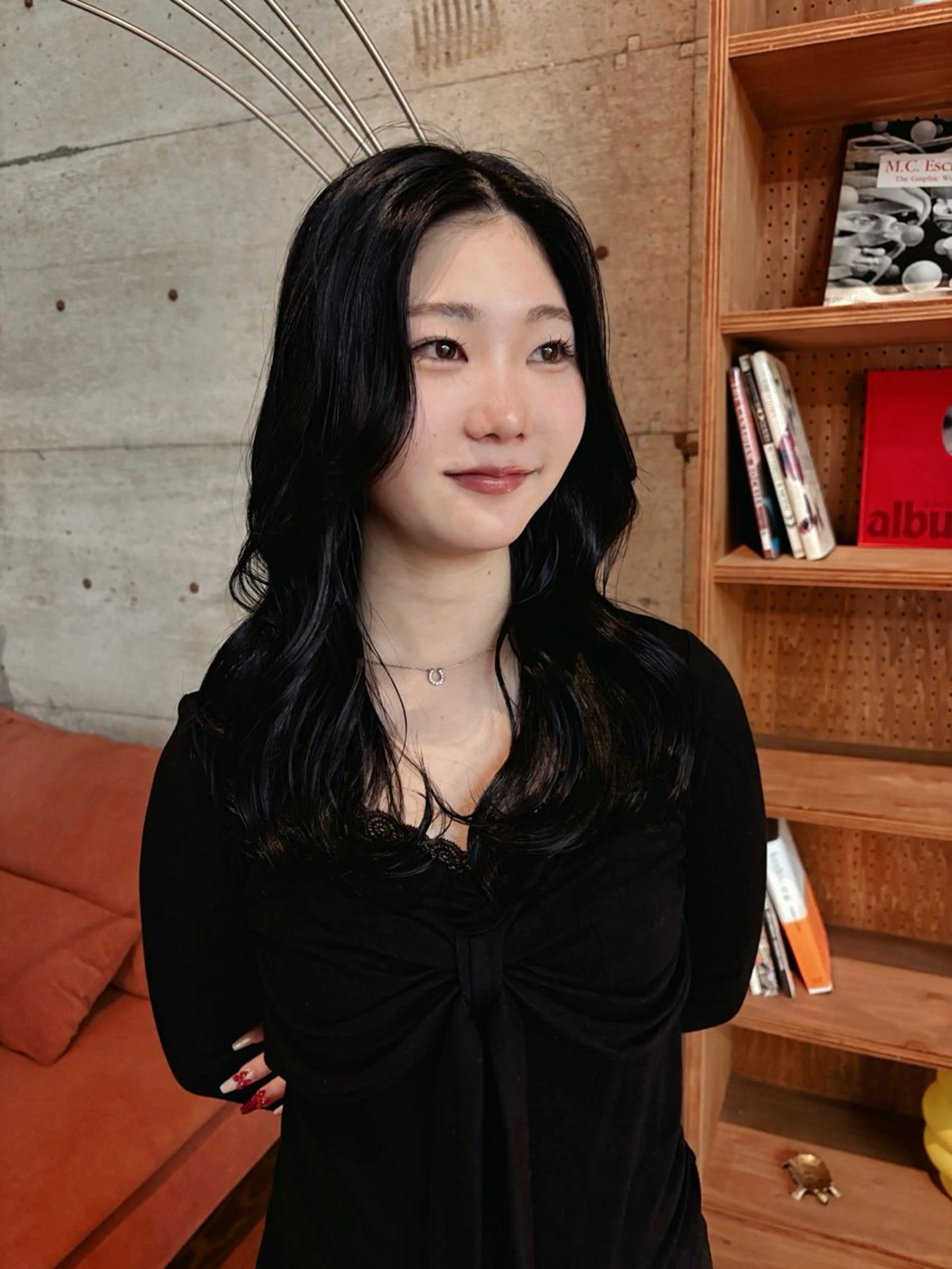 ロング ヘアカラー トリートメント 【sica】 レナのヘアスタイル