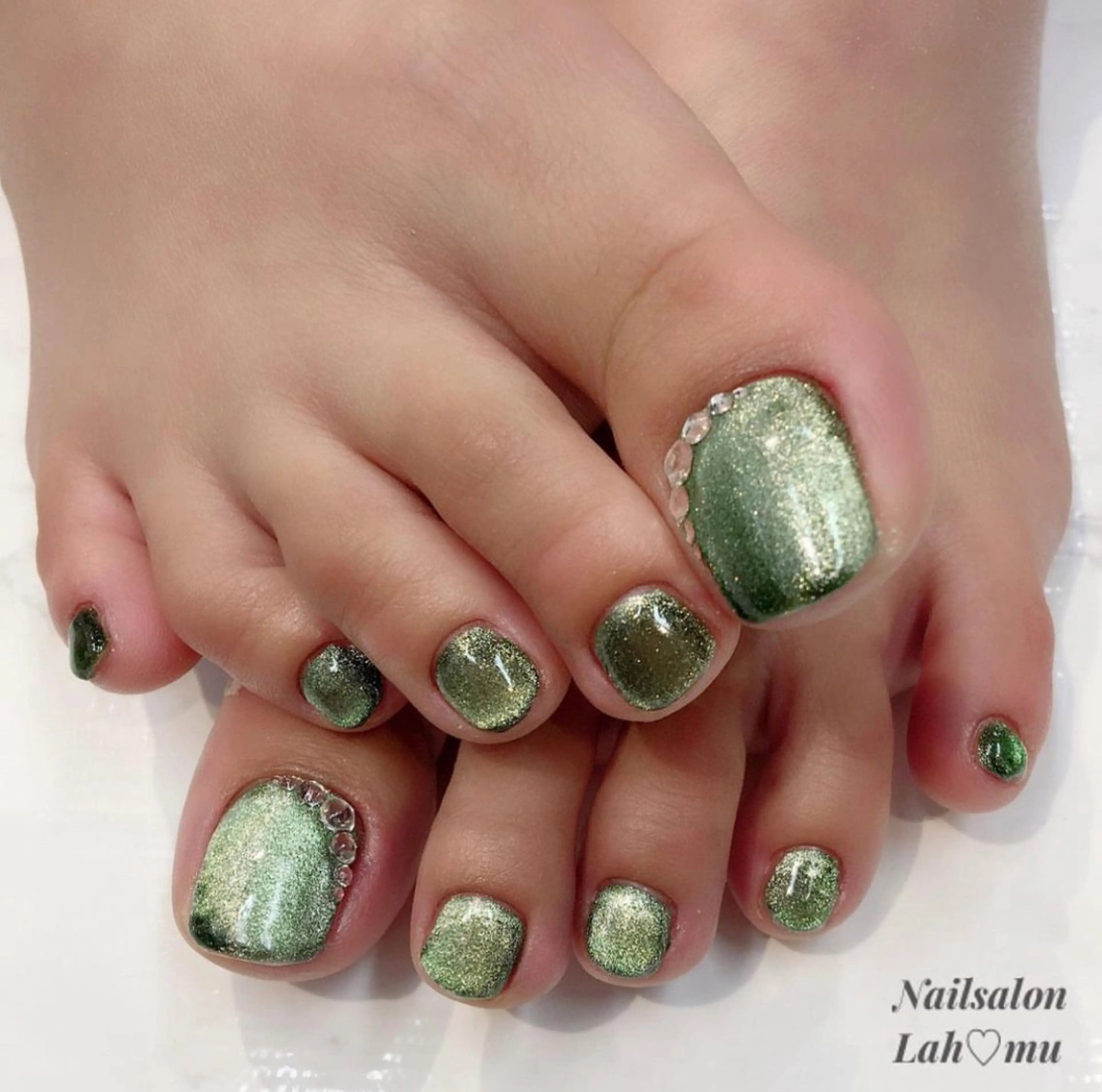 minimo限定メニュー【フット】オフなしのお客様限定！マグネットネイル🧲ワンカラーの写真