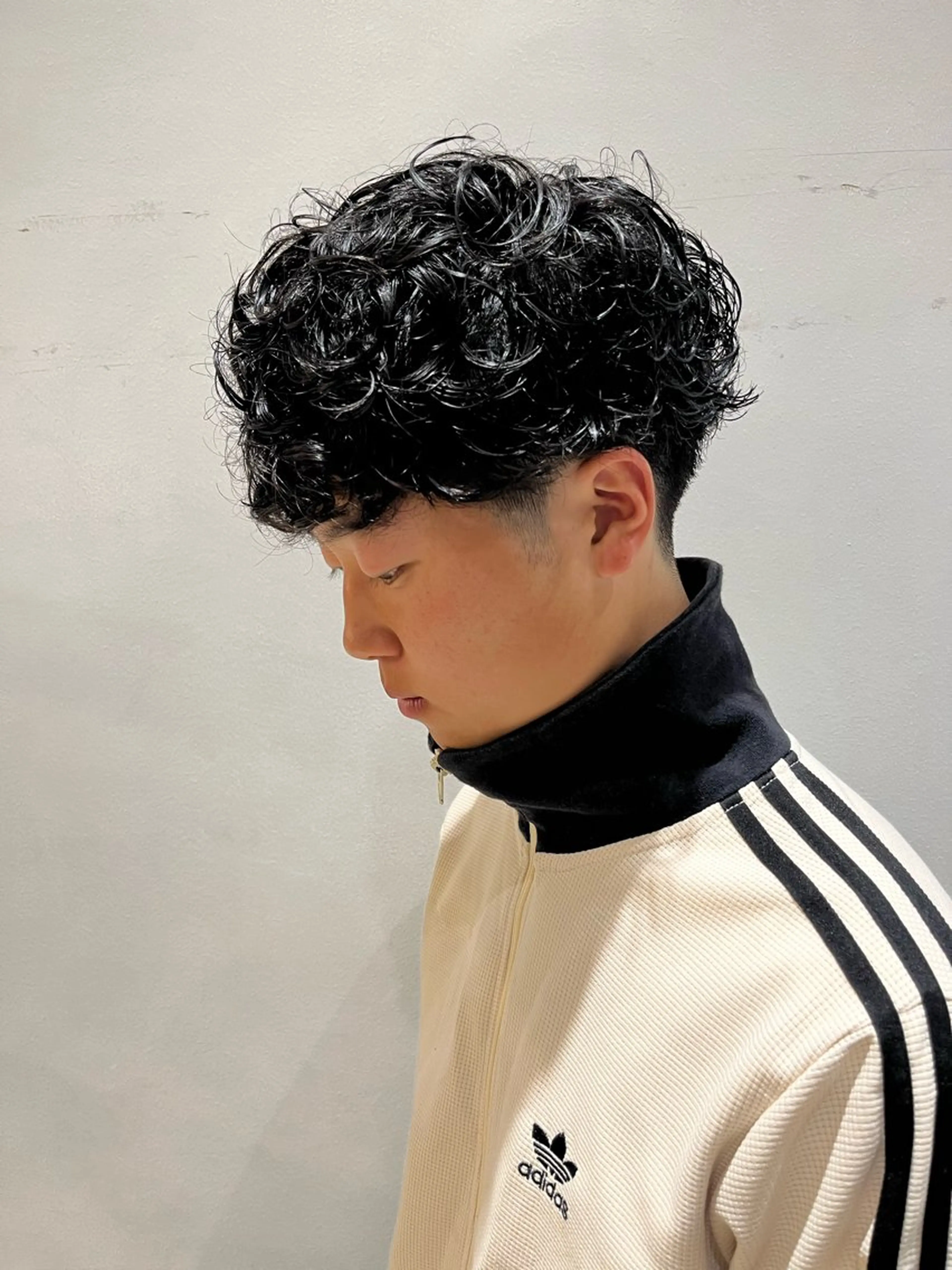 パーマ メンズ カット パーマ 🟦メンズ特化🟦 たかしま　あさひのヘアスタイル