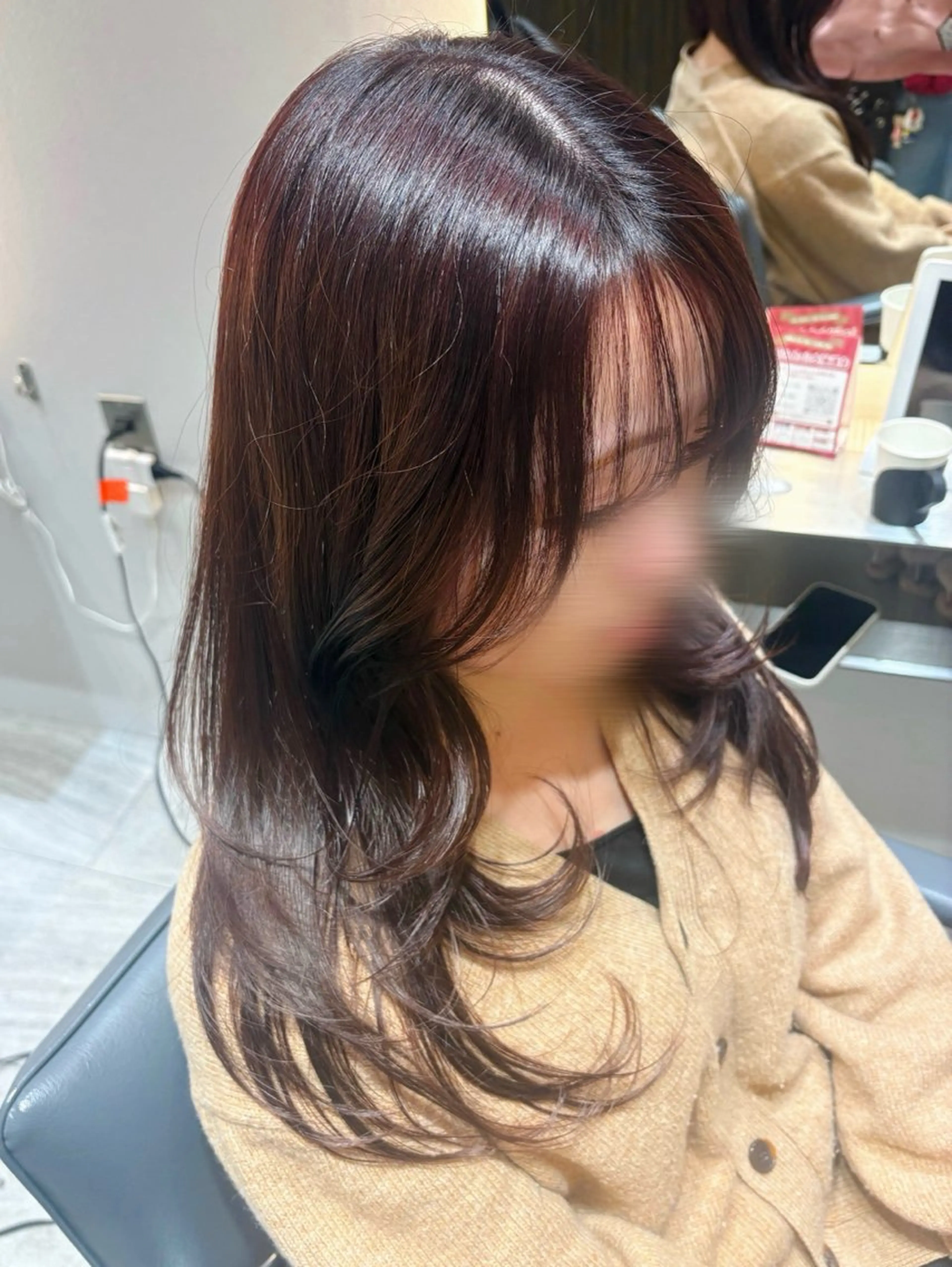 ロング カット ヘアカラー La fith hair fonte 松山銀天街店所属・c h i h i r oのヘアスタイル