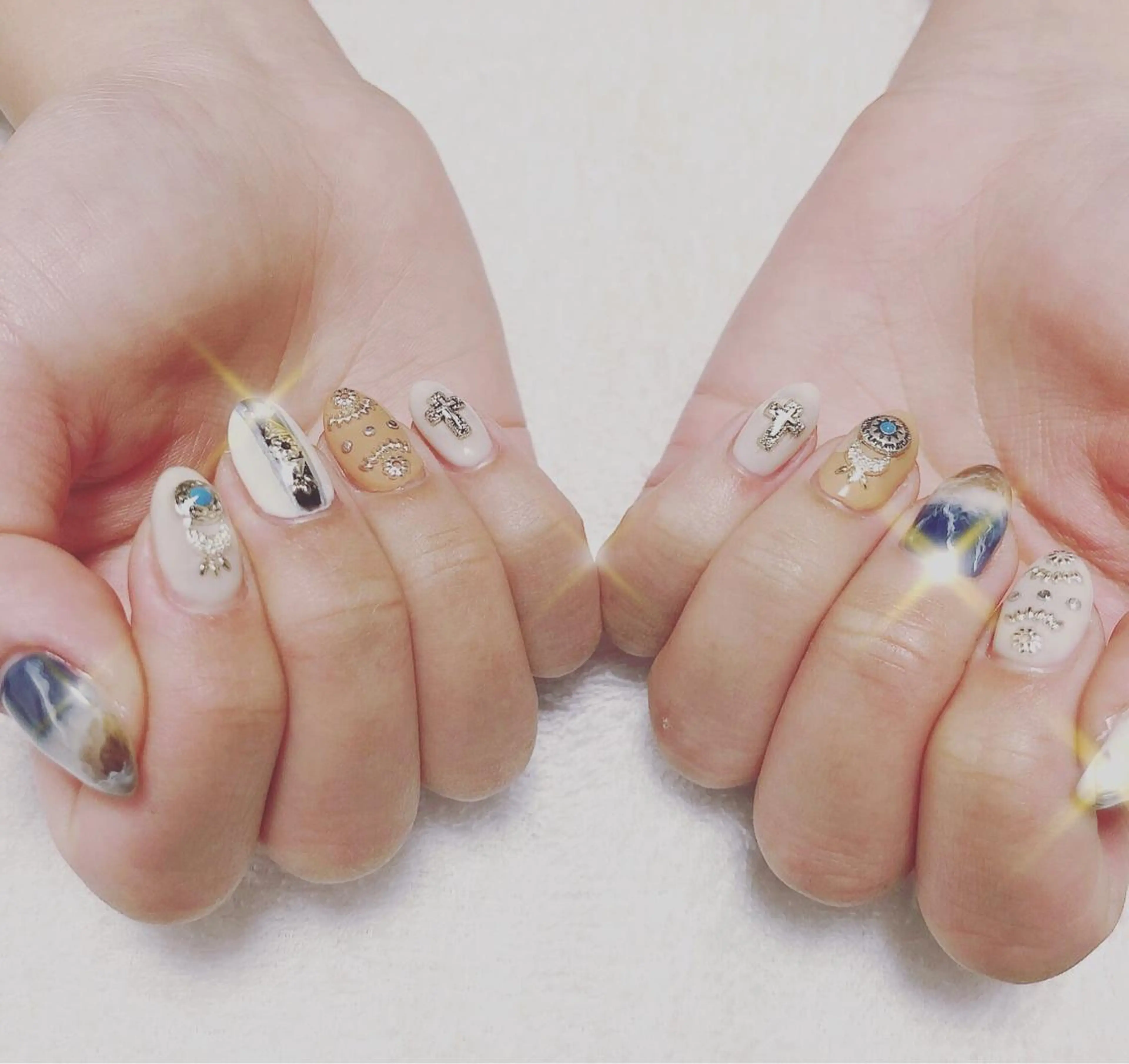 ネイル ハンドネイル 山中 あいのネイルデザイン