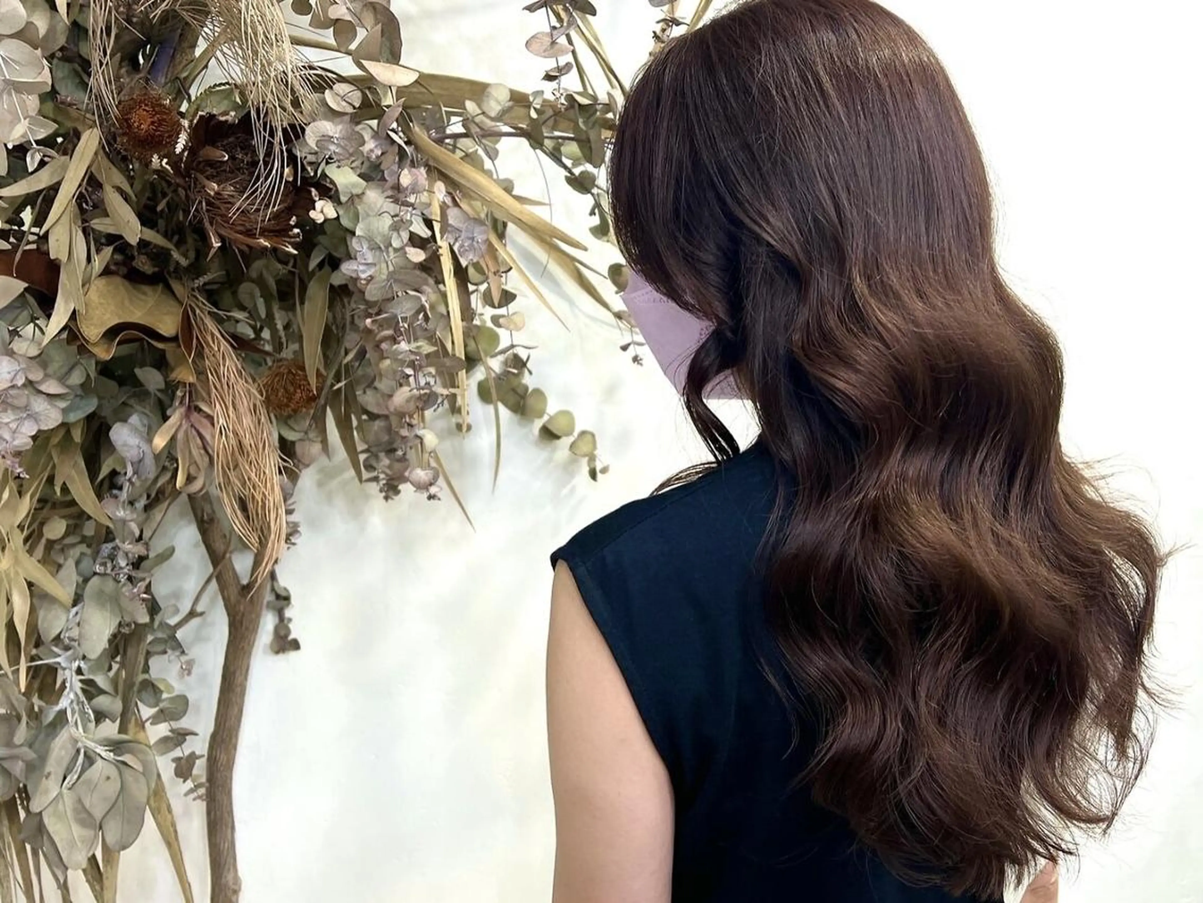 ロング 髪質改善 縮毛矯正 トリートメント トリートメント 髪質改善/艶カラー 縮毛矯正/山本由梨のヘアスタイル