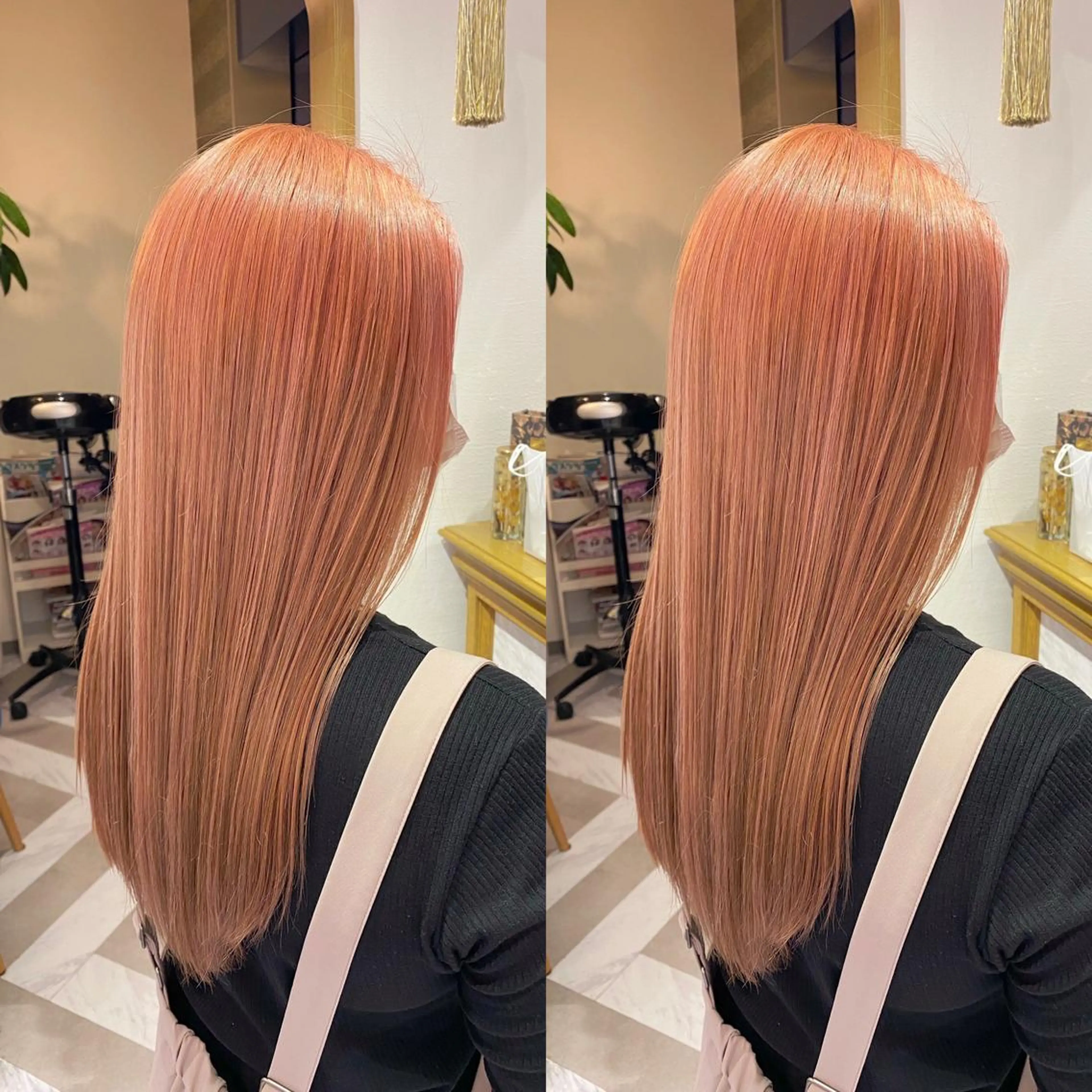 ミディアム ヘアカラー トリートメント レイヤーカット /透明感カラー西田のヘアスタイル