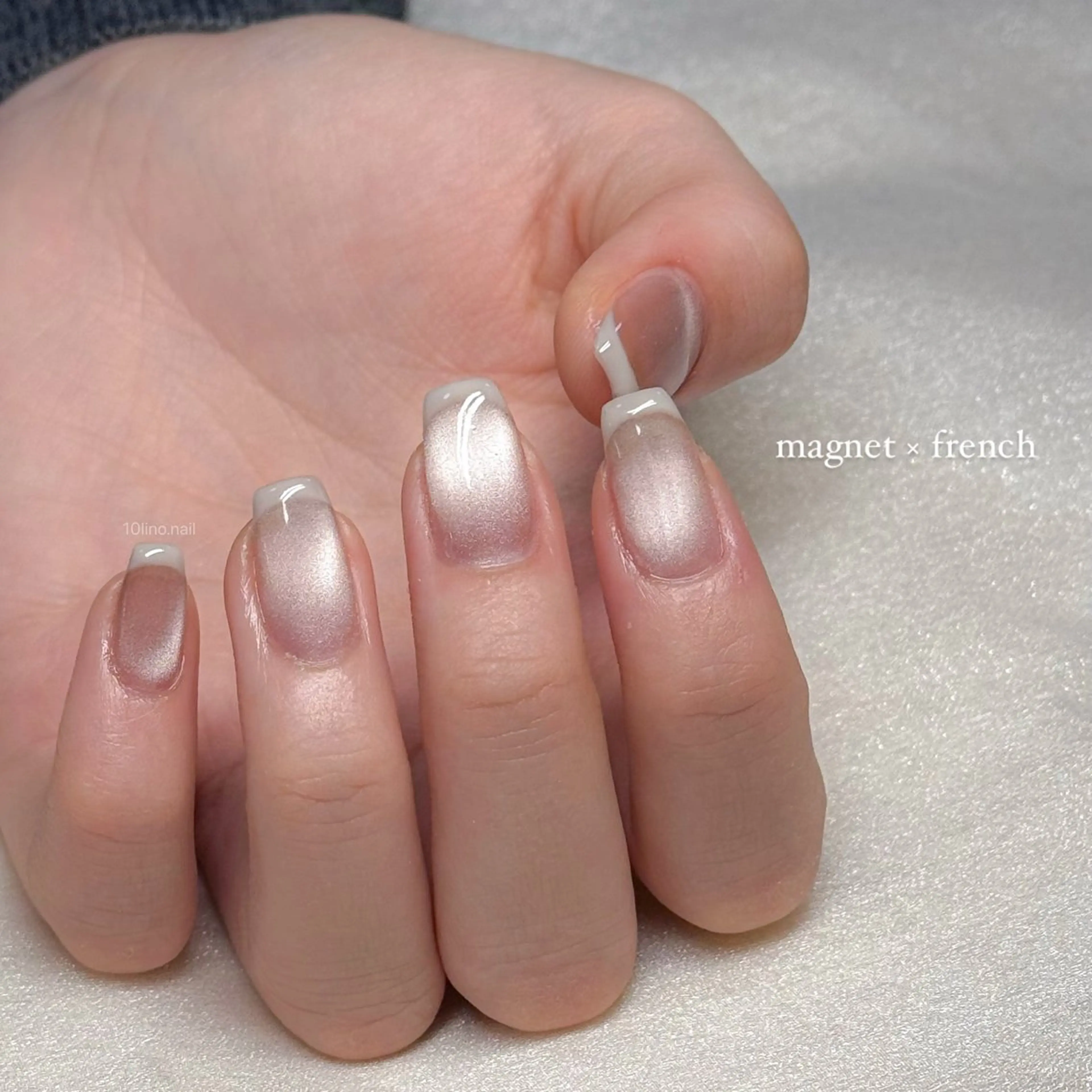 ネイル アートネイル フレンチネイル ジェルネイル 氷ネイル・うるうるネイル マグネットネイル Mネイルbranch所属・Mネイル伏見 【TORINO】のネイルデザイン