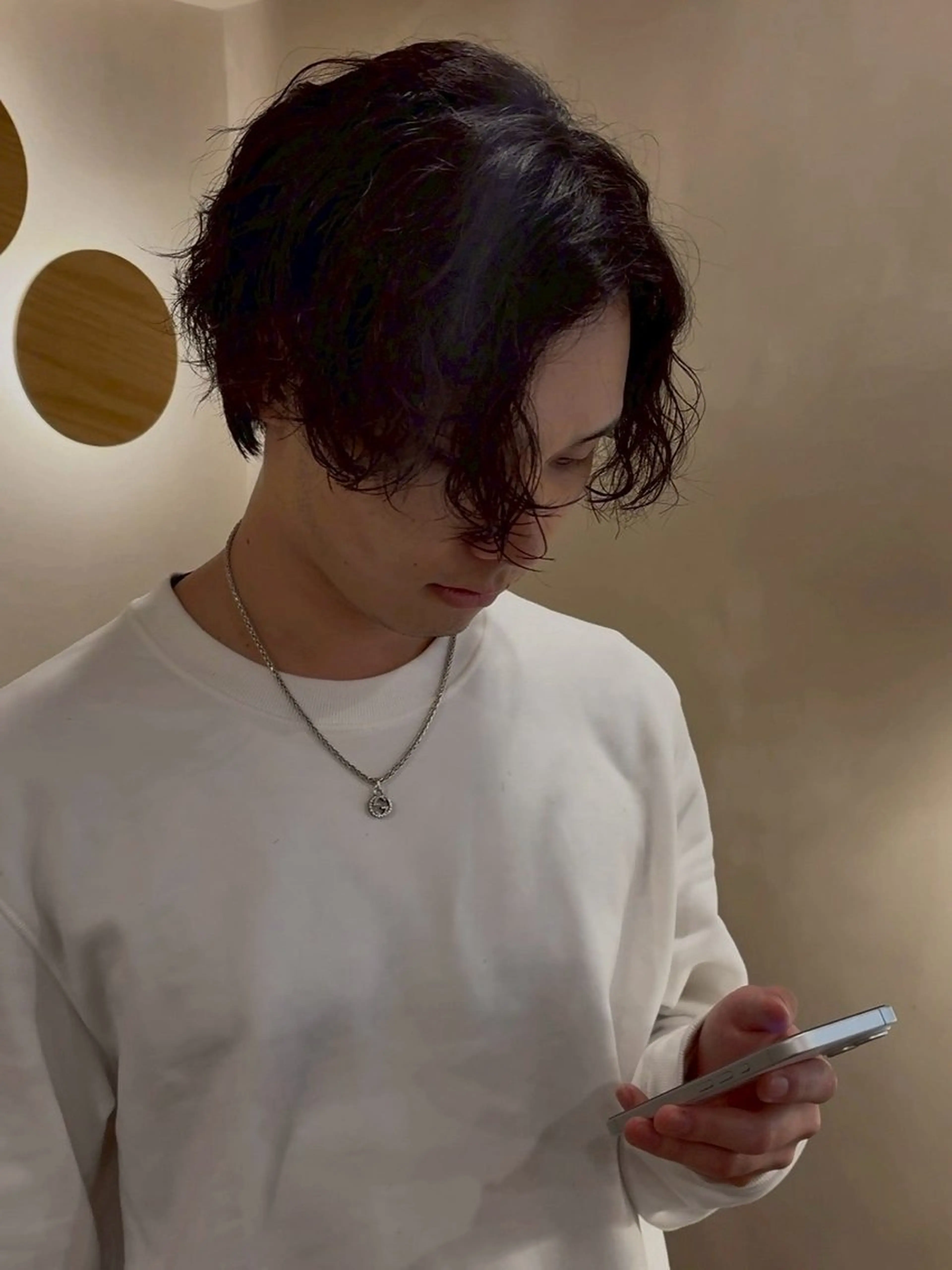 パーマ メンズ カット パーマ メンズパーマ／長岡 坂口祥貴のヘアスタイル