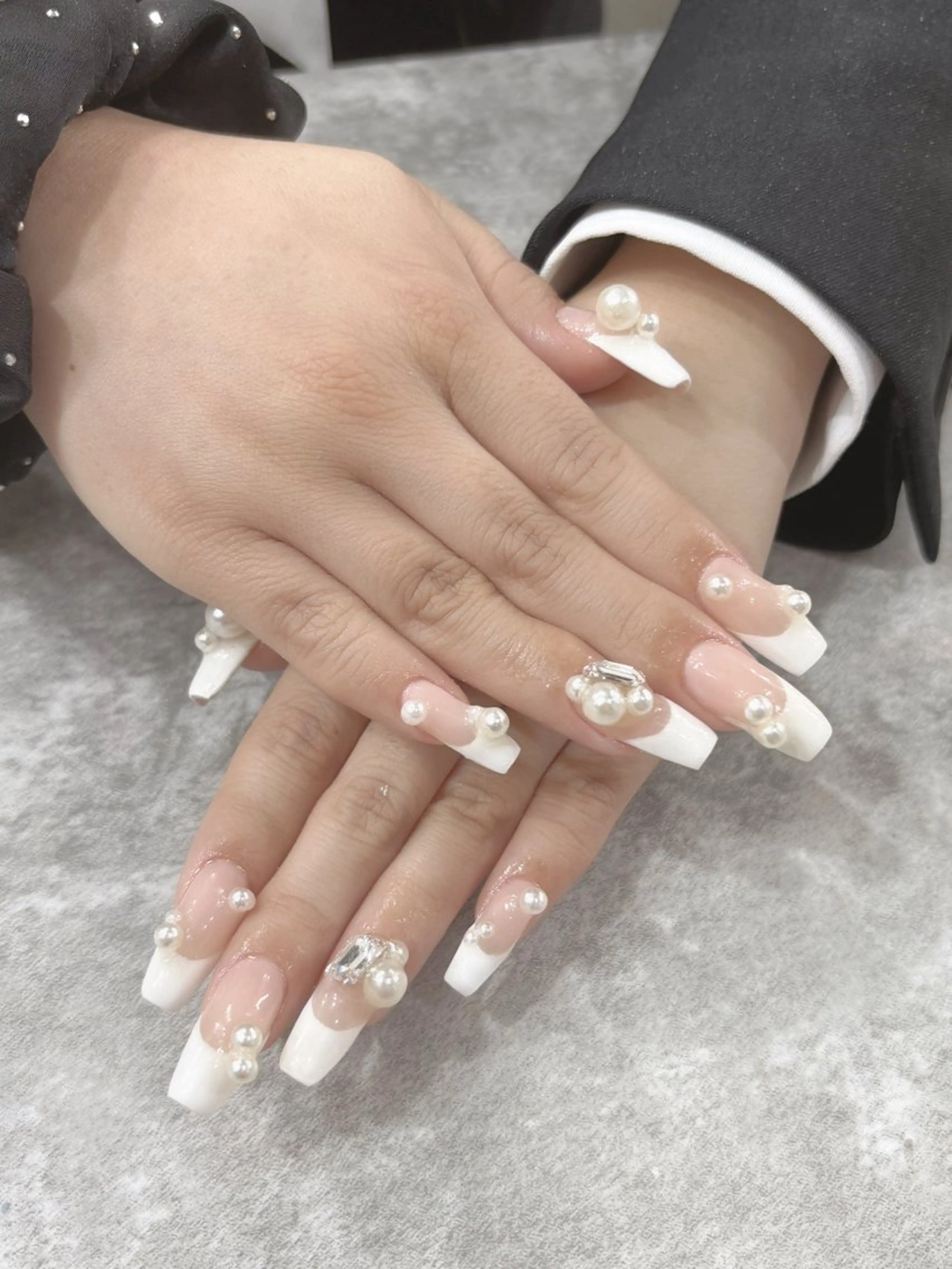 フレンチネイル（10本）の写真