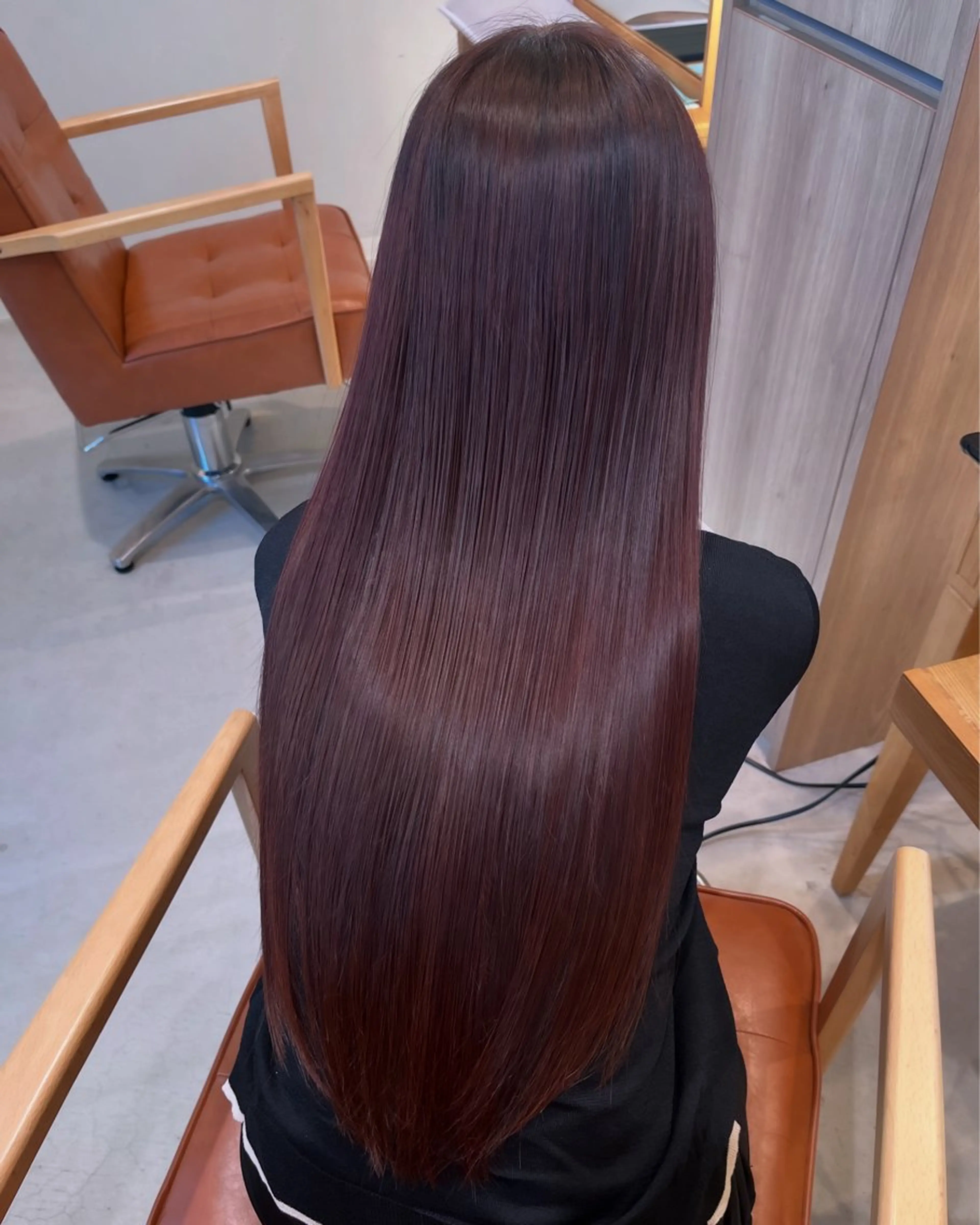 ロング カラー 髪質改善 トリートメント 透明感カラー🫧🌈 似合わせカット✂︎のヘアスタイル