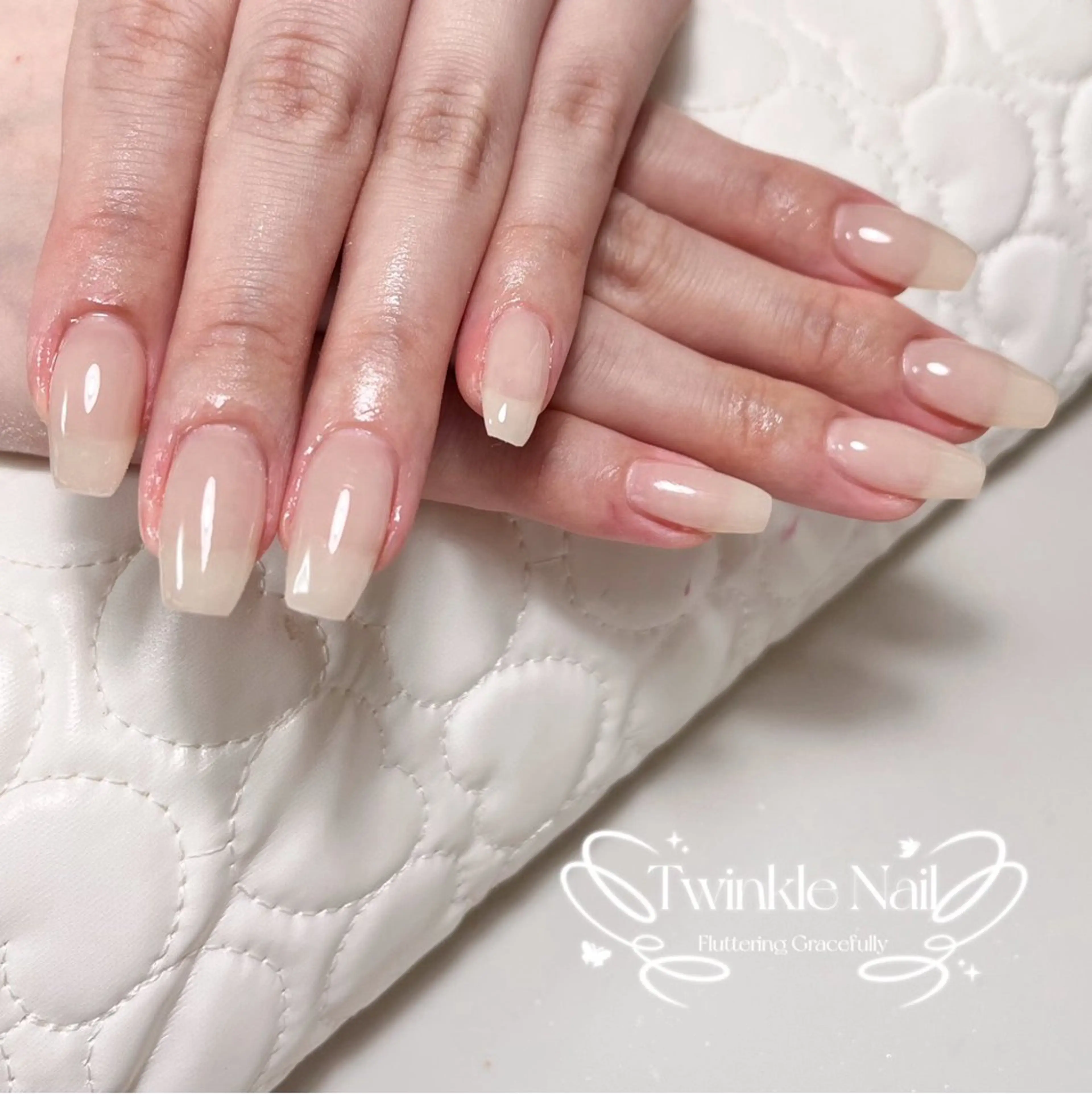 ネイル キラキラネイル シンプルネイル Twinkle Nail Kuboのネイルデザイン