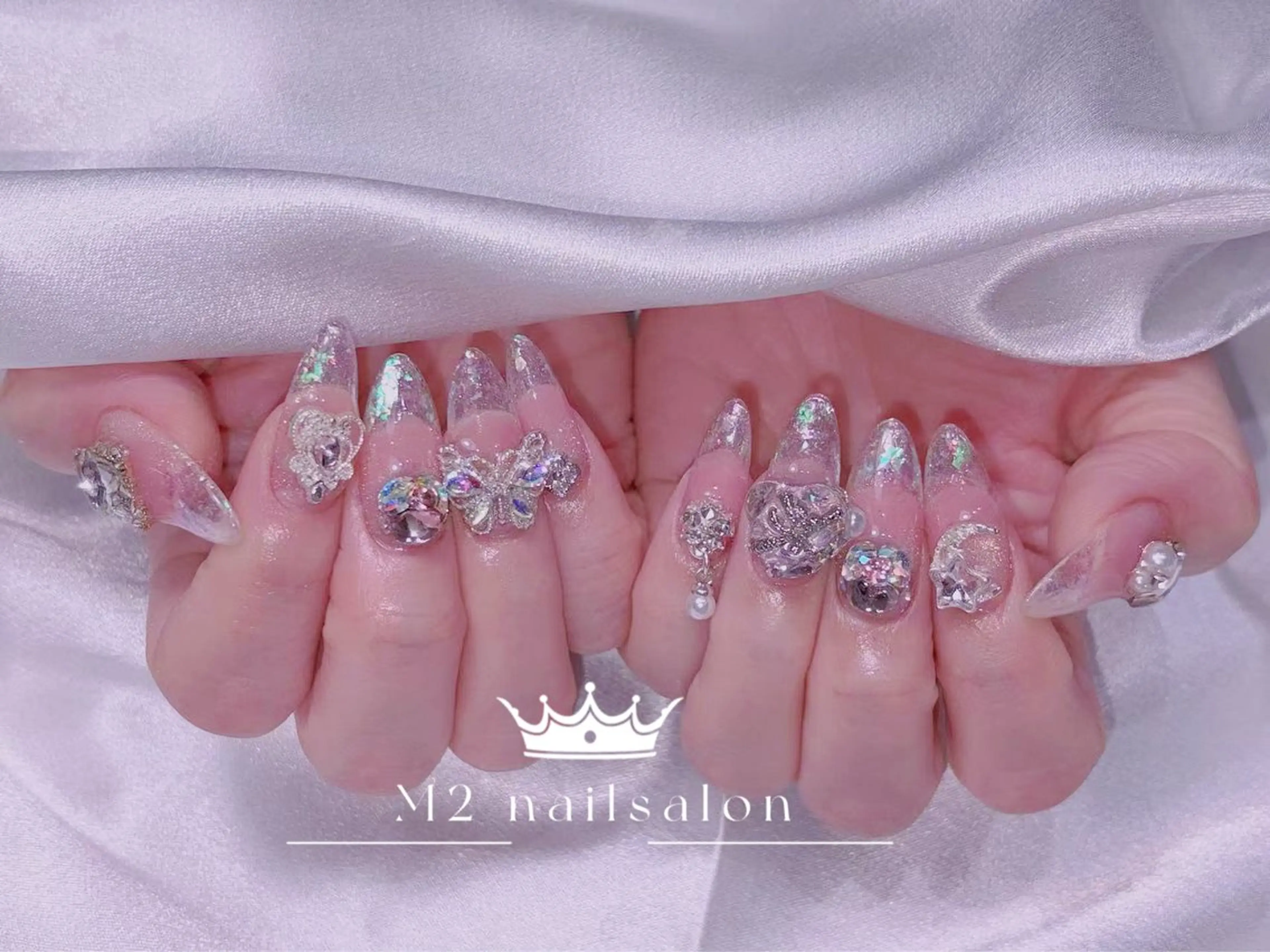 ネイル ハンドネイル 長さだし専門店 M2　rikaのネイルデザイン