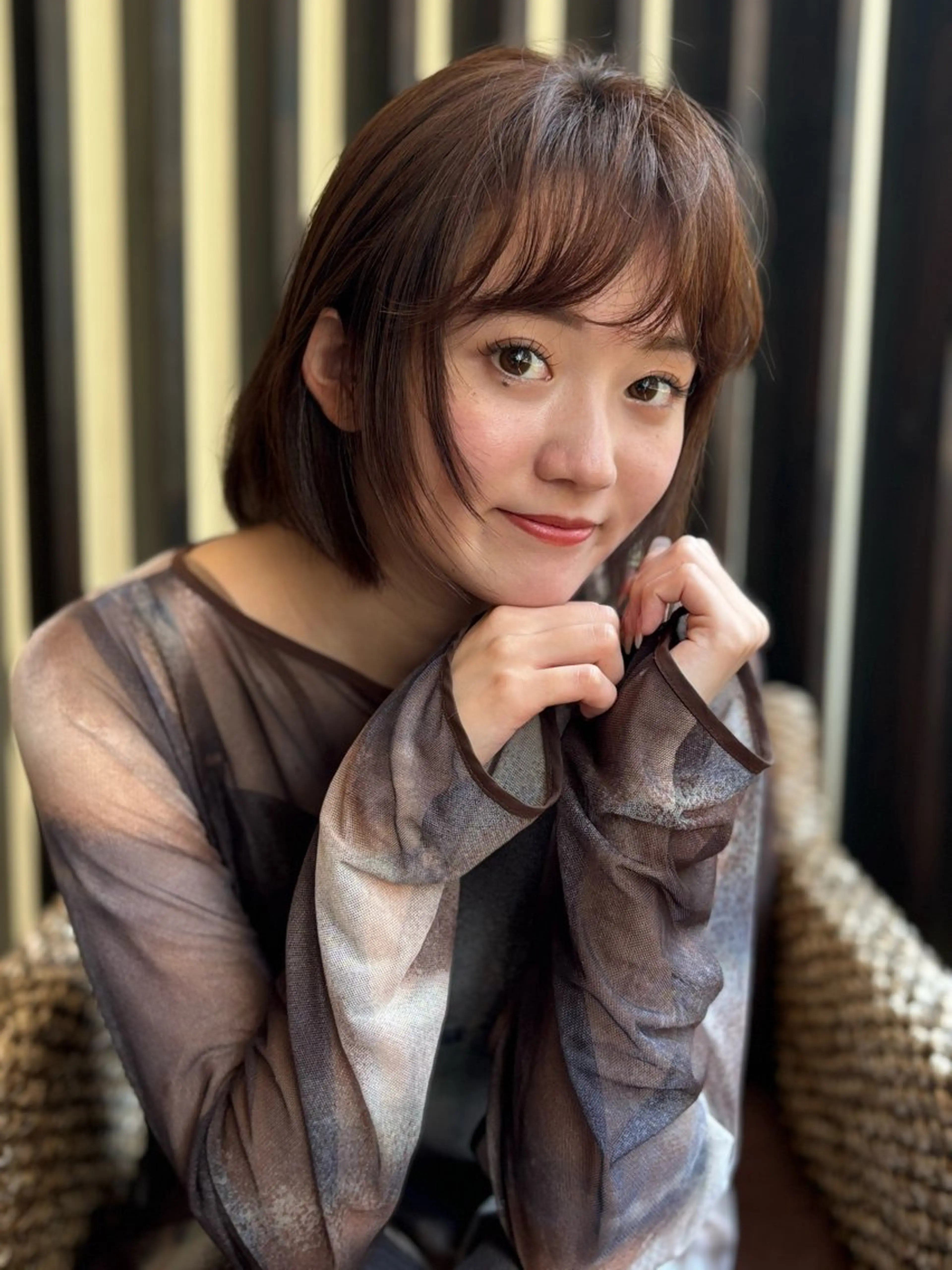 ショート 🌱スパ🌱オリーブ カラー🍐愛衣香のヘアスタイル