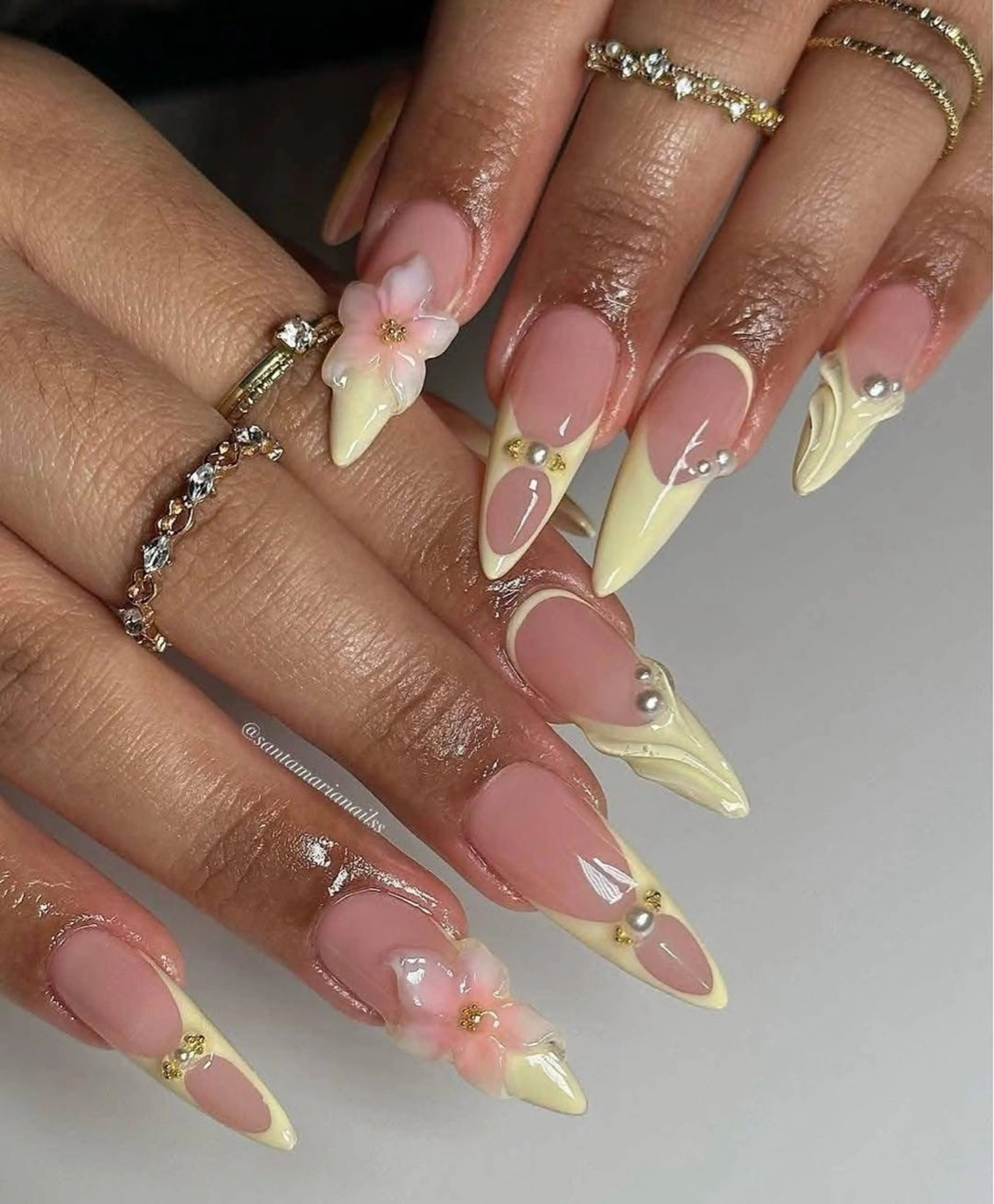 ネイル ハンドネイル ROSE ANA CHUO 本川越のネイルデザイン